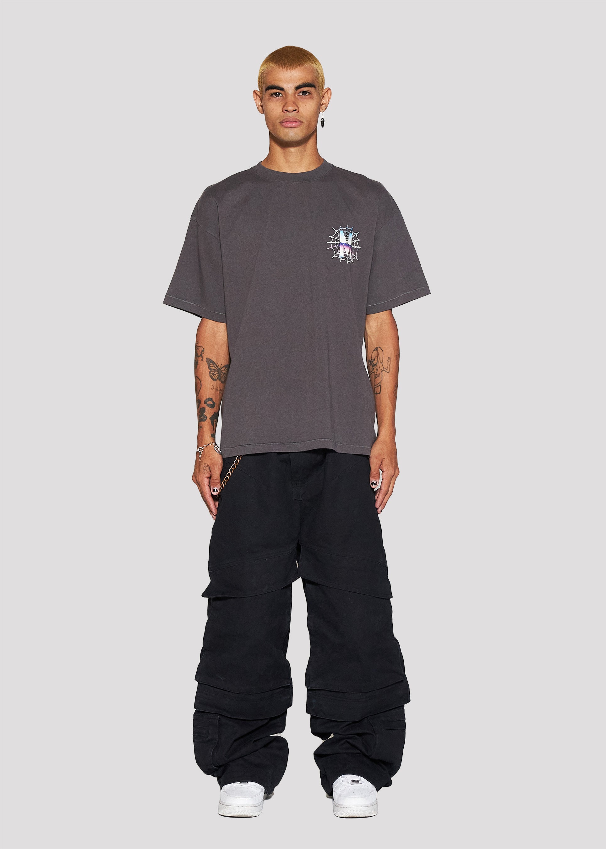 Chrome Tee (Vintage Black)