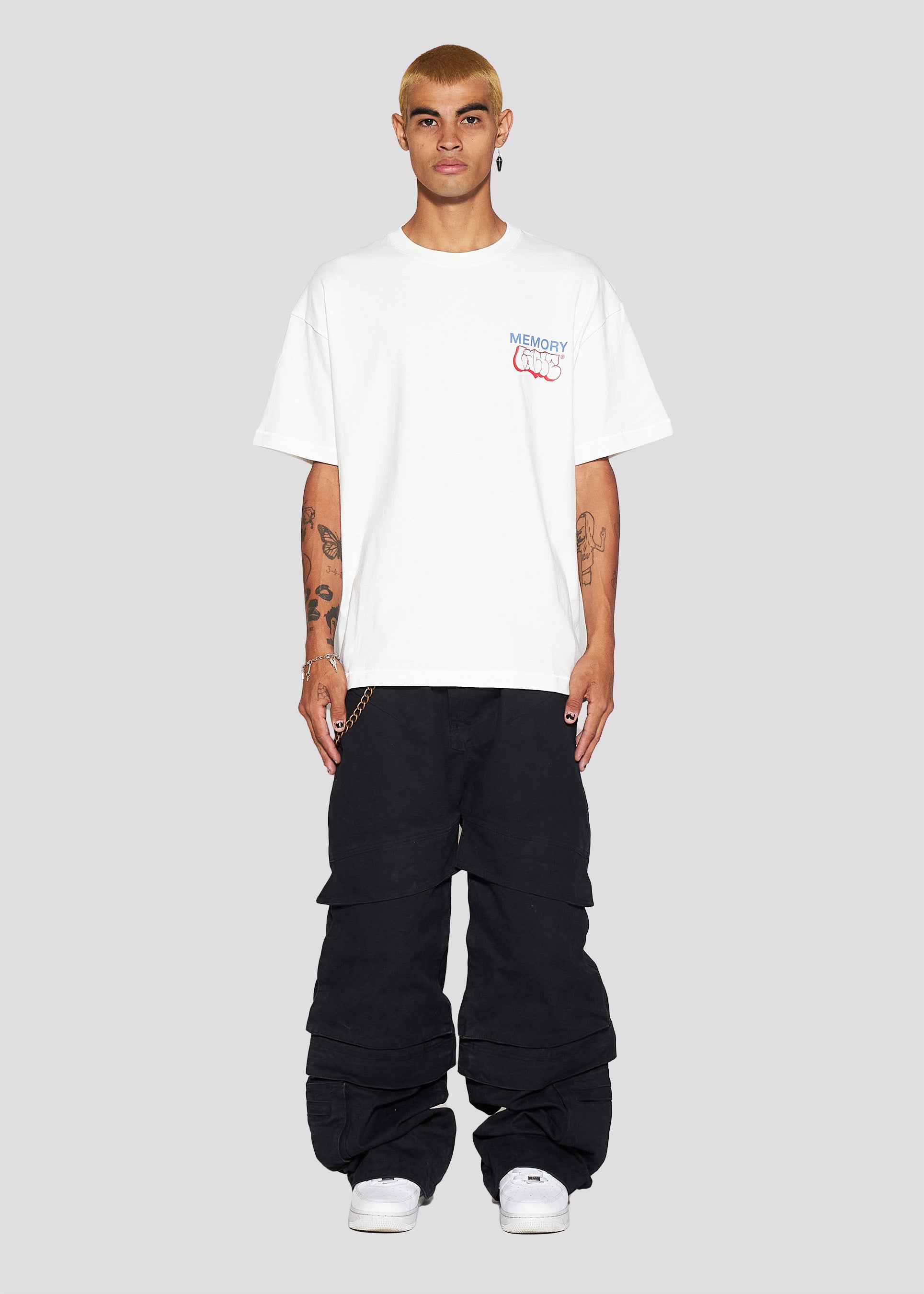 Lane Throwie Tee (Off White)