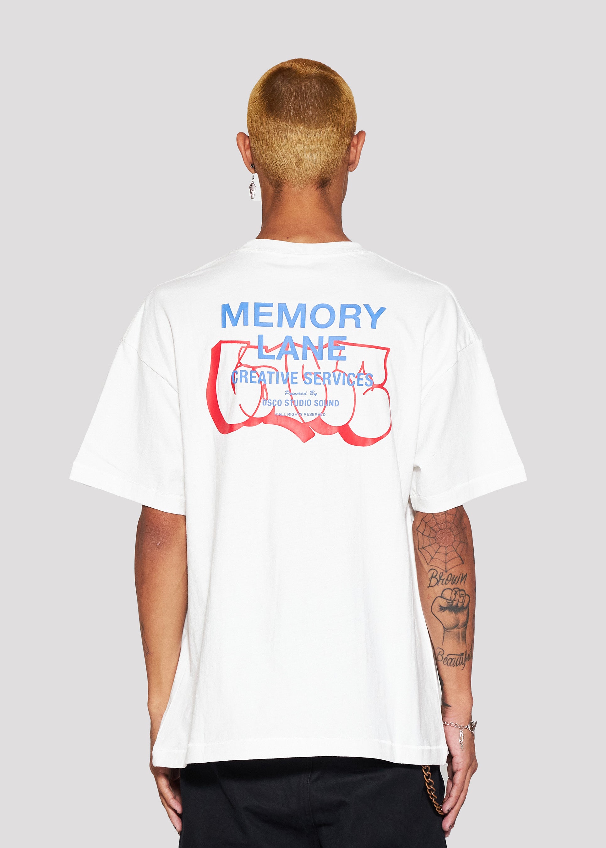 Lane Throwie Tee (Off White)