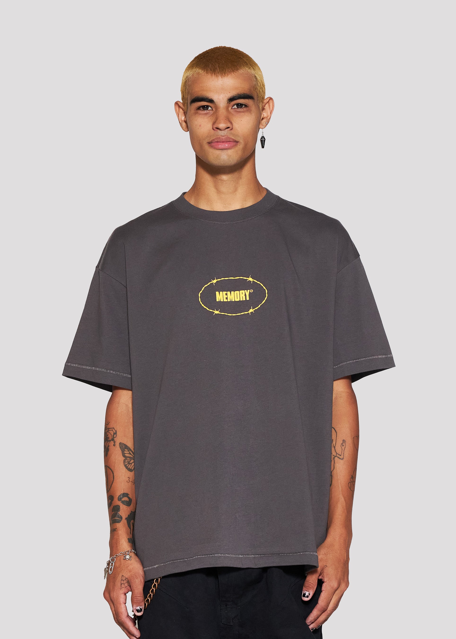 Barb Wire Tee (Vintage Black)