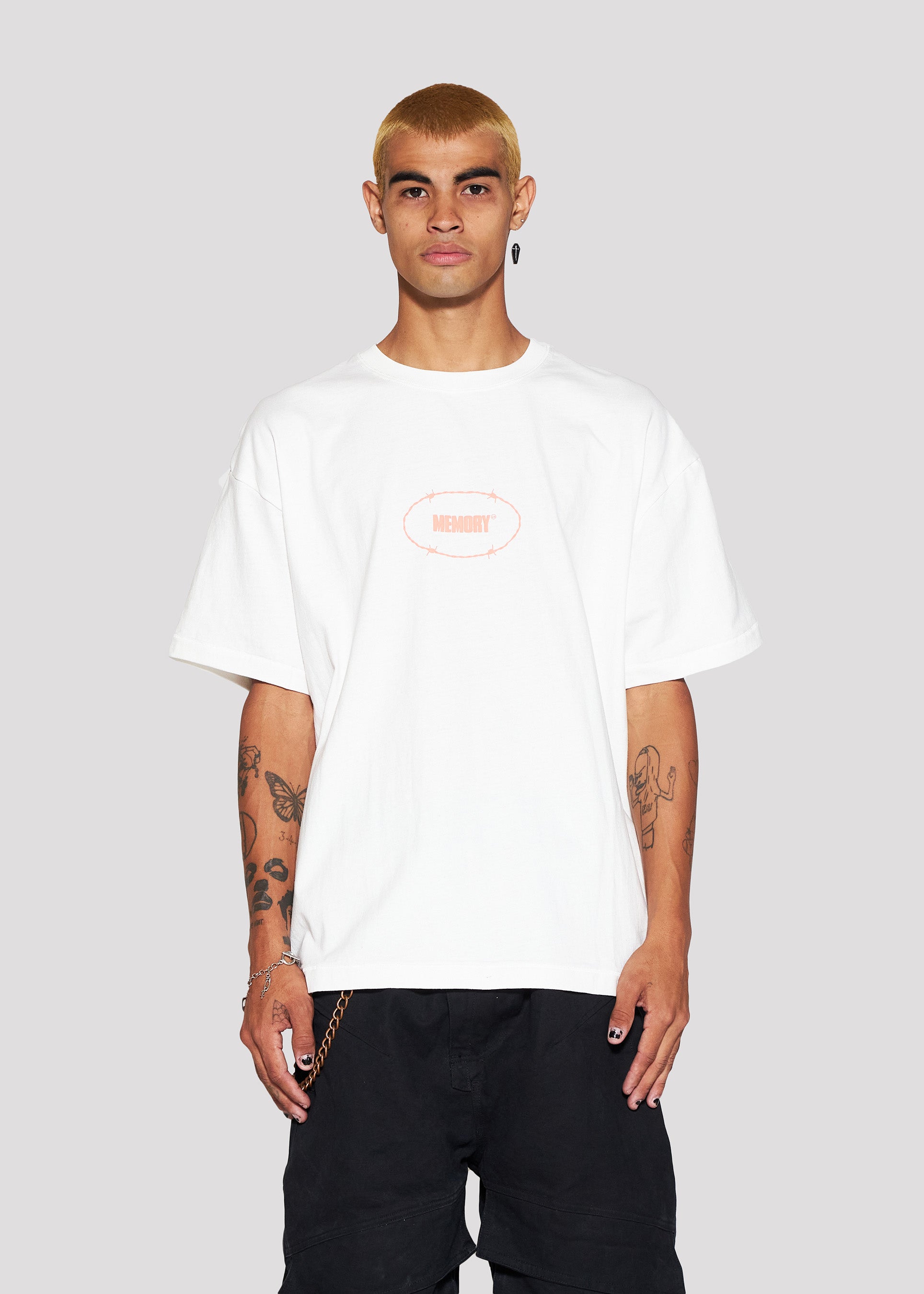 Barb Wire Tee (Off White)