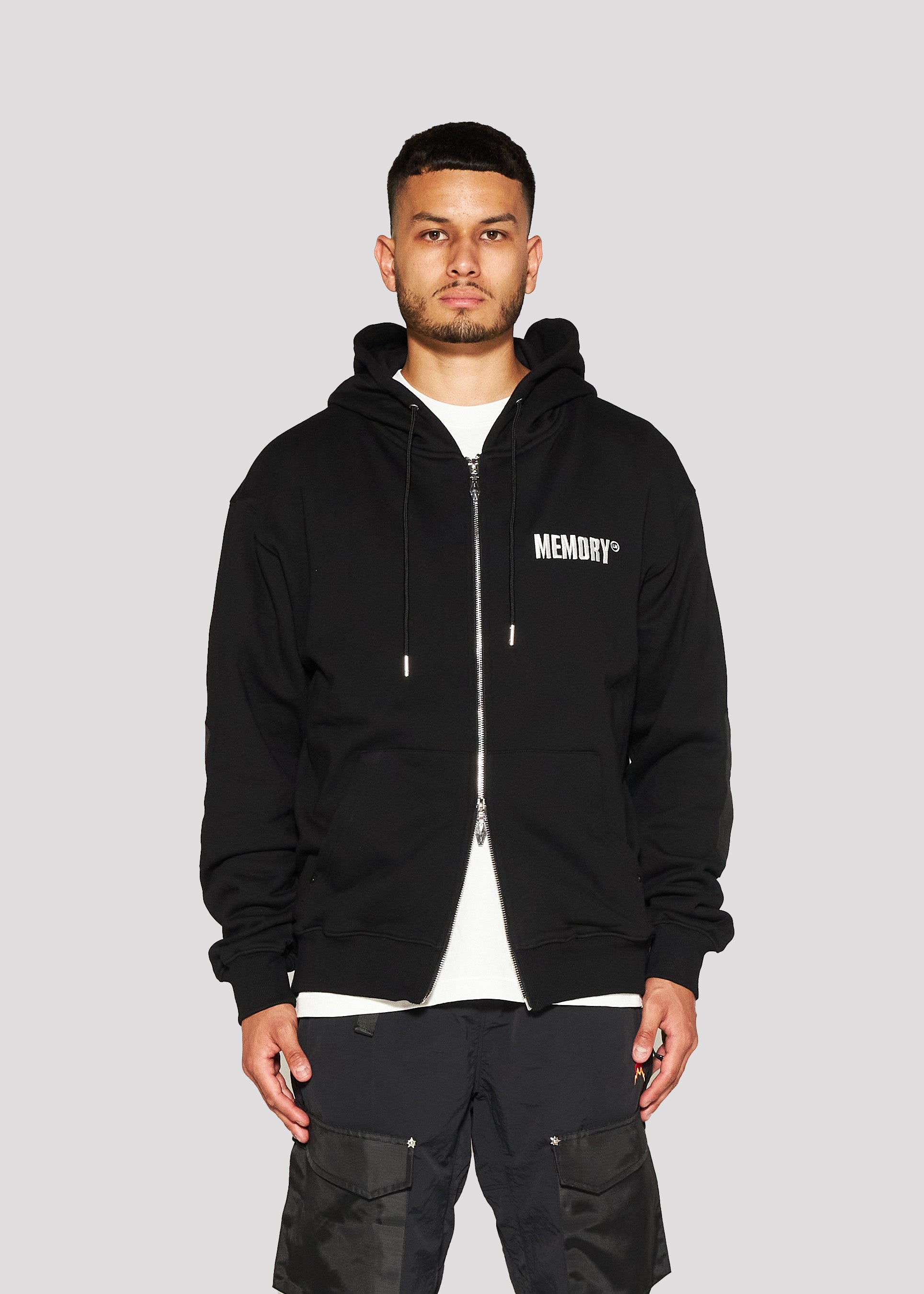 Mount M Zip Hoodie (Black)