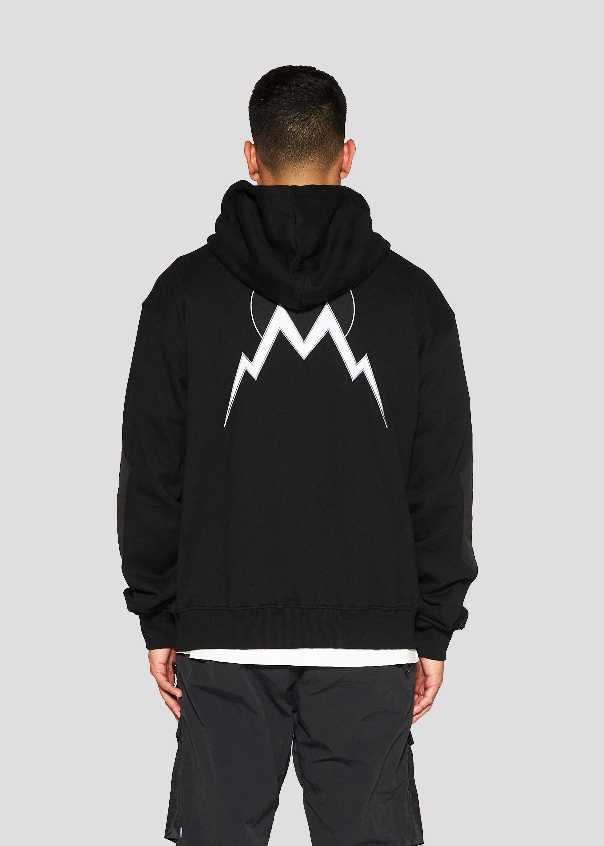 Mount M Zip Hoodie (Black)