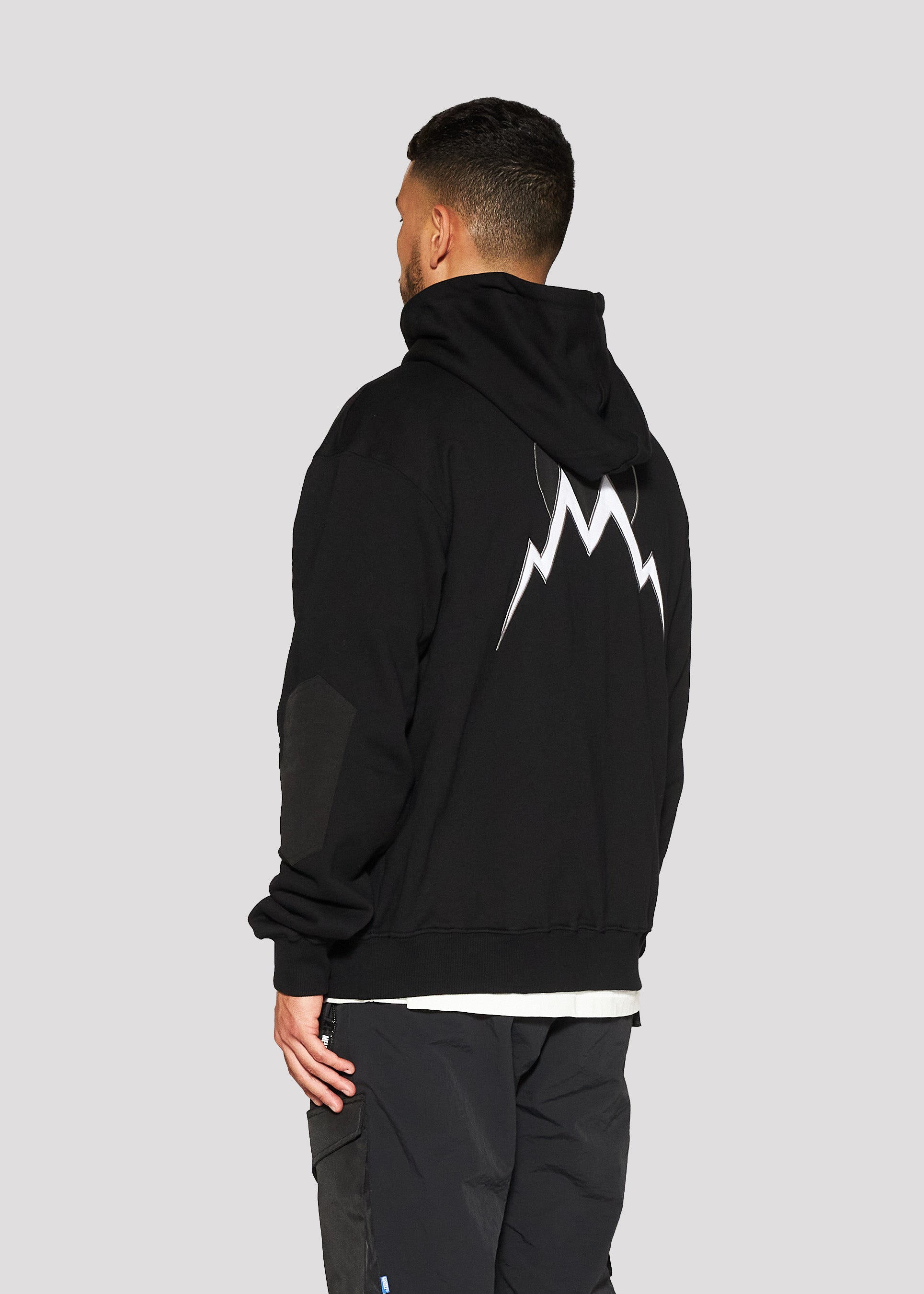 Mount M Zip Hoodie (Black)