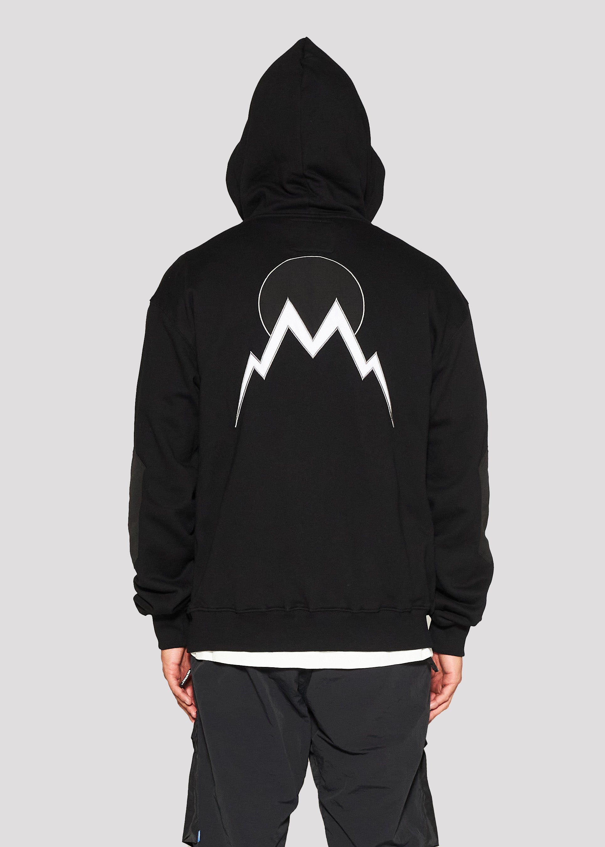 Mount M Zip Hoodie (Black)