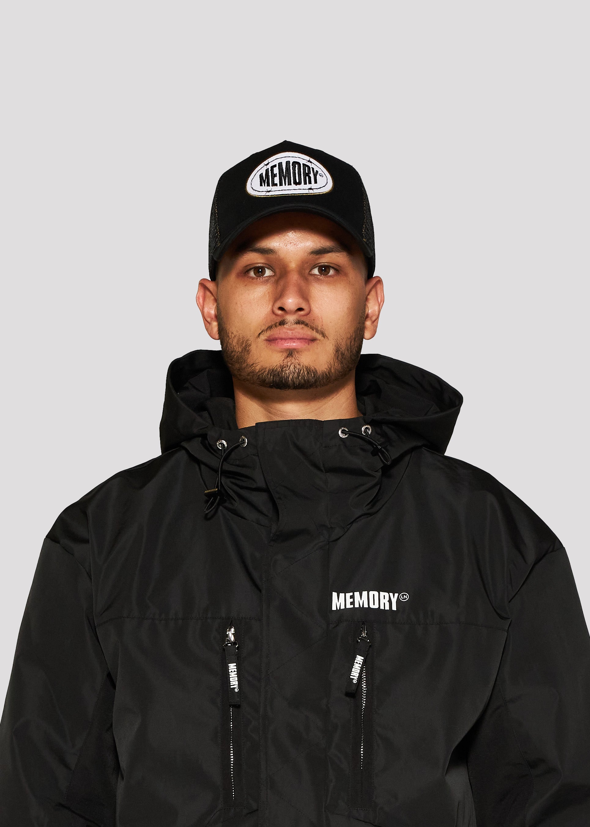 Barbwire Trucker (Black)