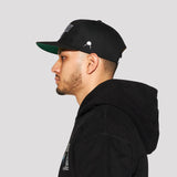 Stack Type Snapback (Black)