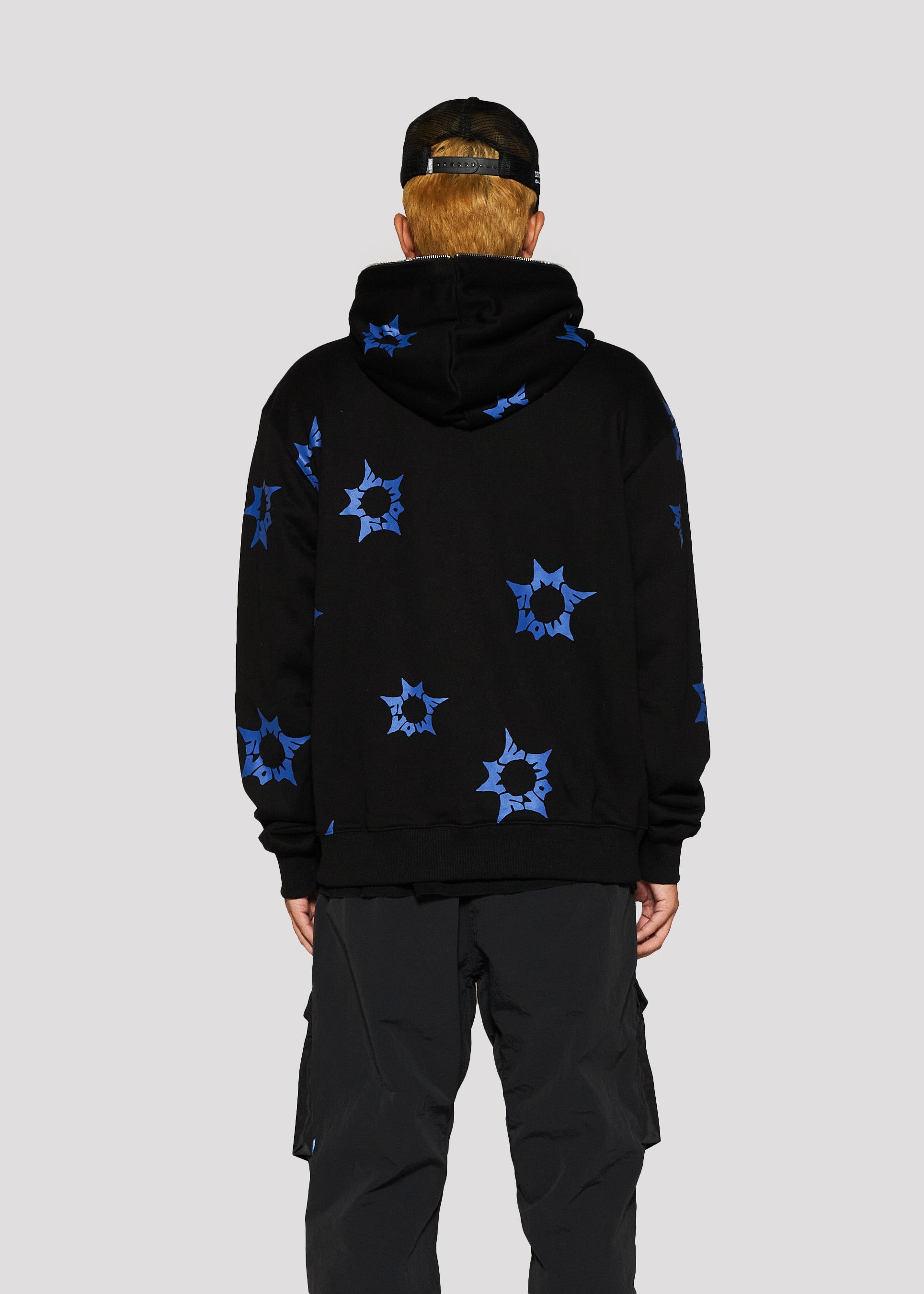 Memory Blast Zip Hoodie (Black)