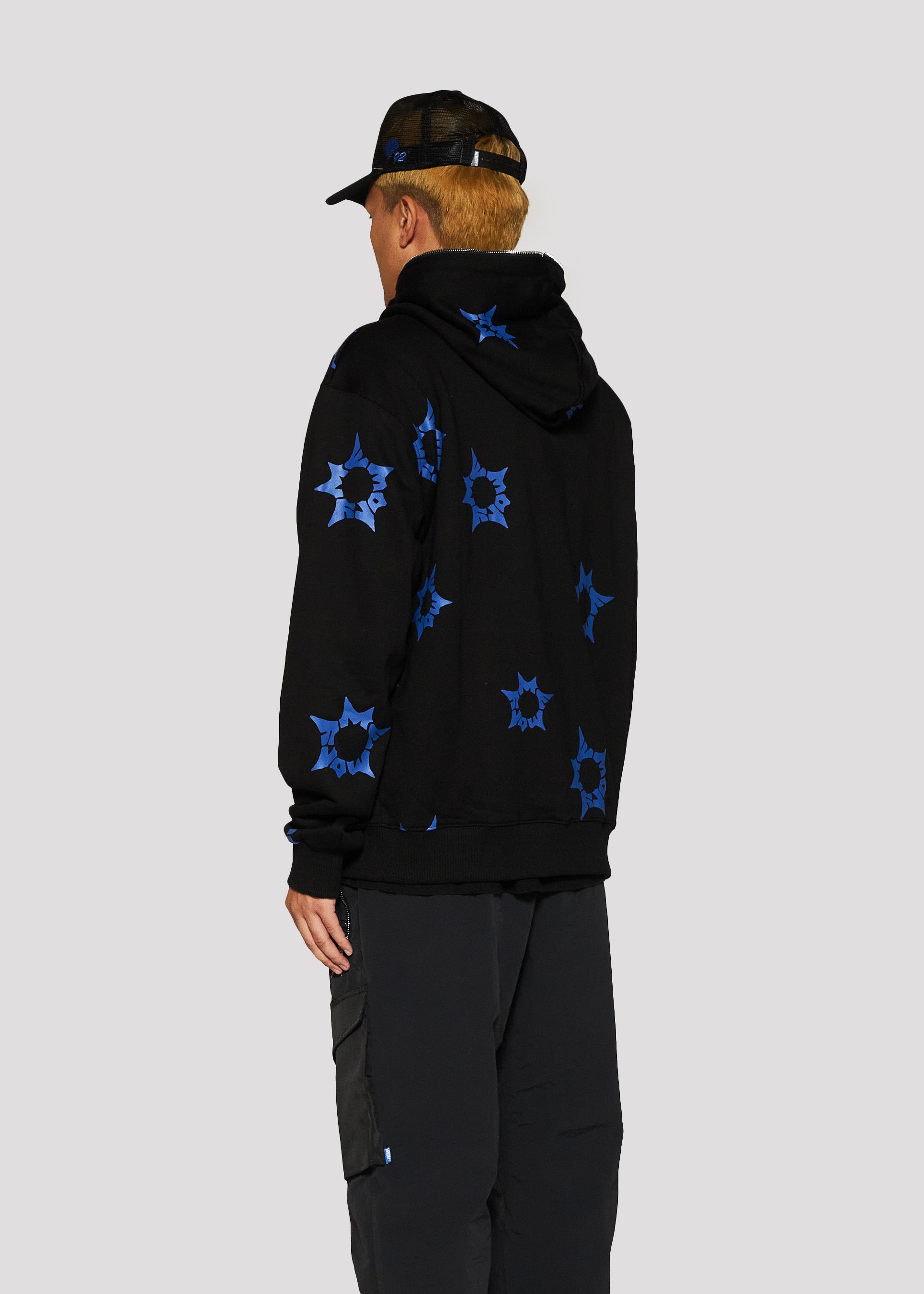 Memory Blast Zip Hoodie (Black)