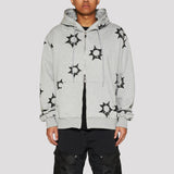 Memory Blast Zip Hoodie (Heather Gray)