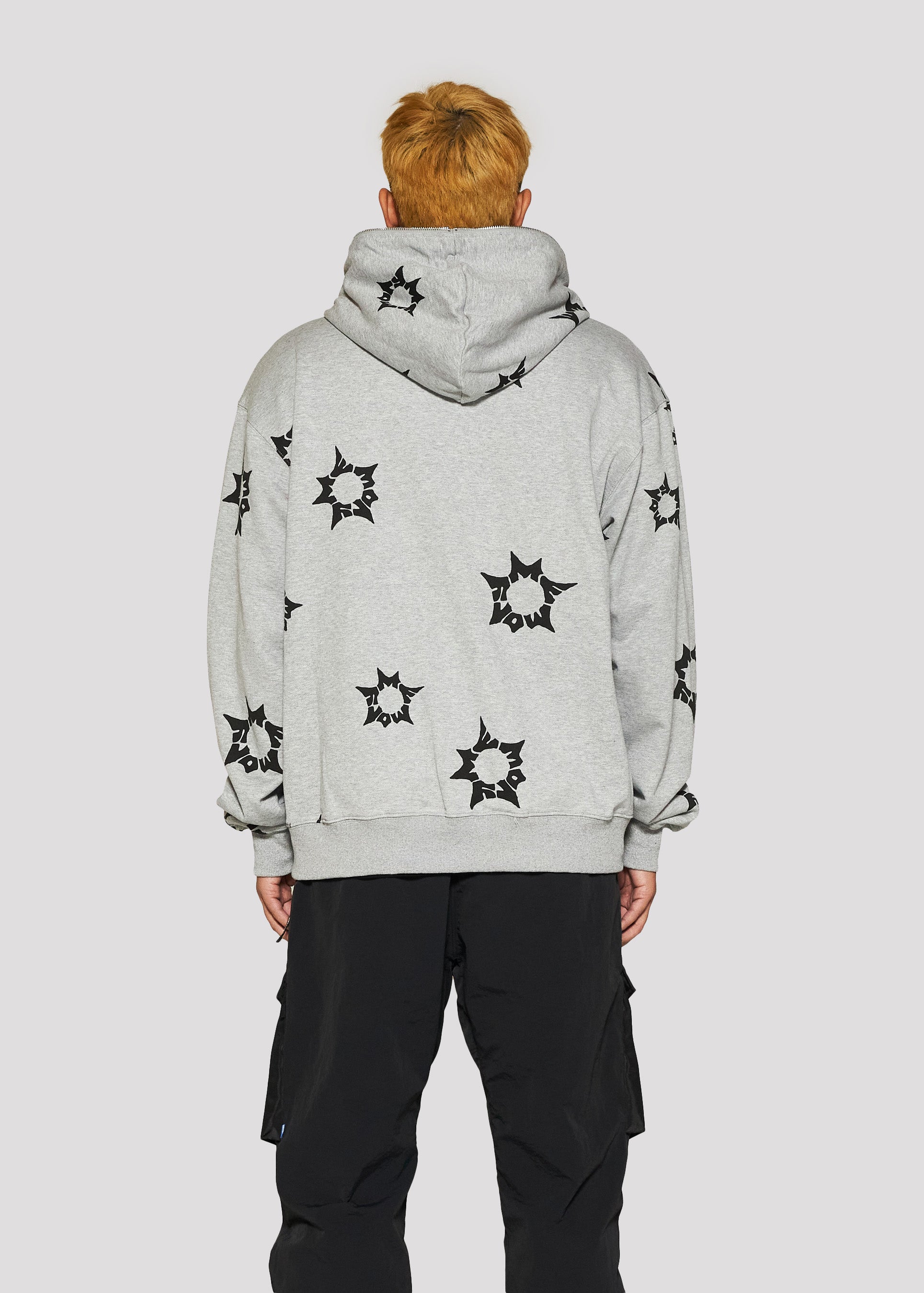 Memory Blast Zip Hoodie (Heather Gray)
