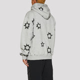 Memory Blast Zip Hoodie (Heather Gray)