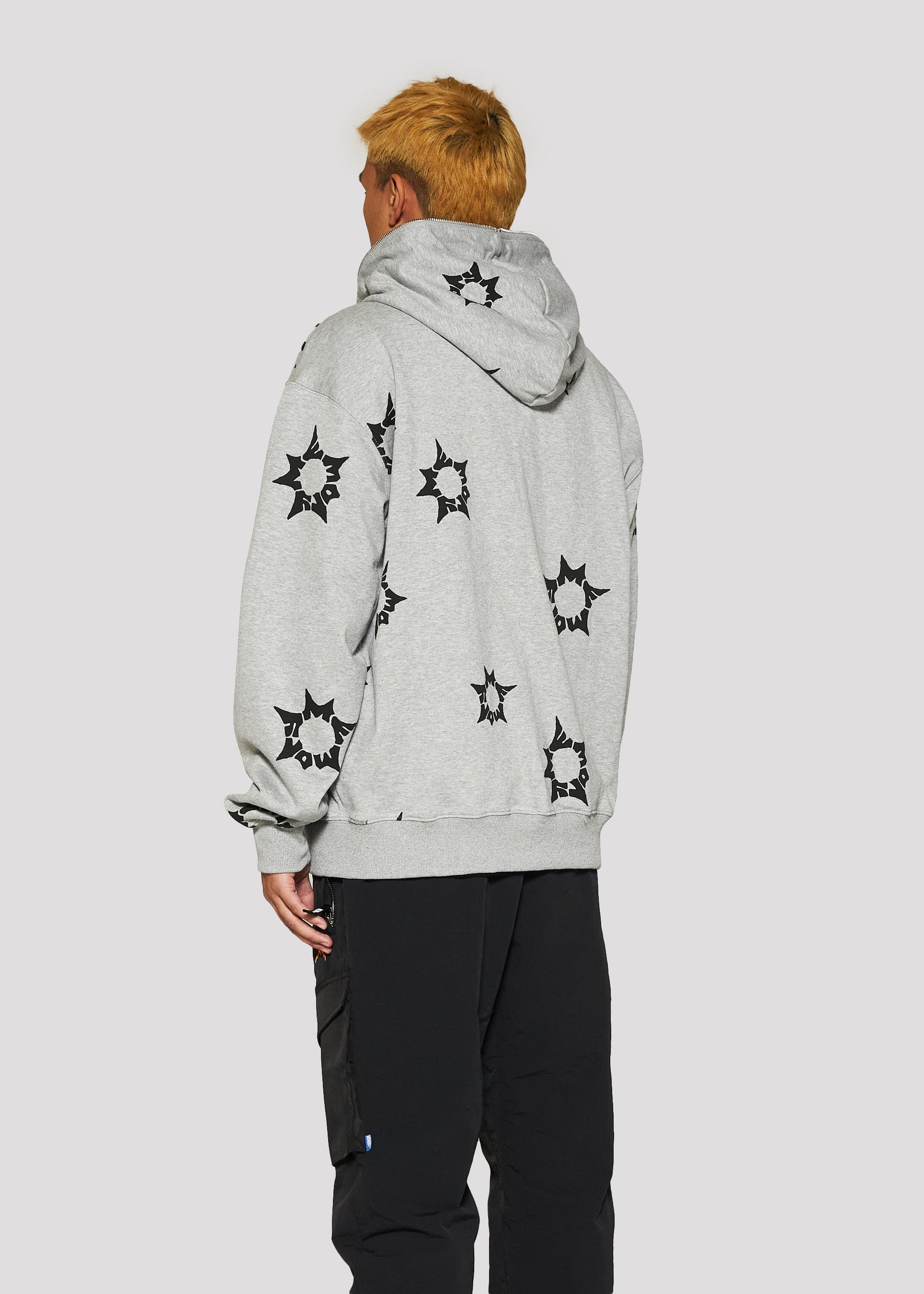 Memory Blast Zip Hoodie (Heather Gray)