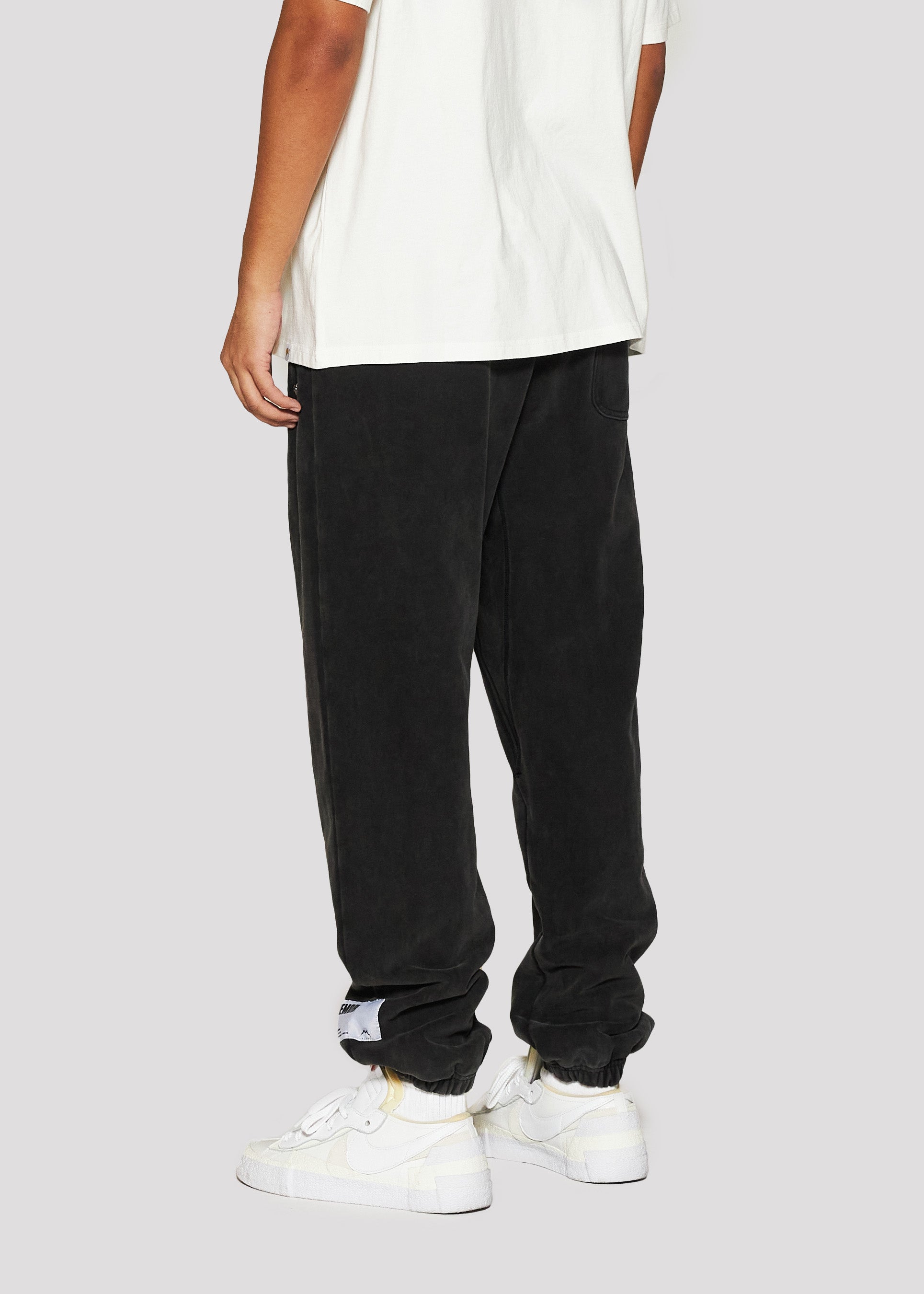 Stack Rise Sweatpant (Black)