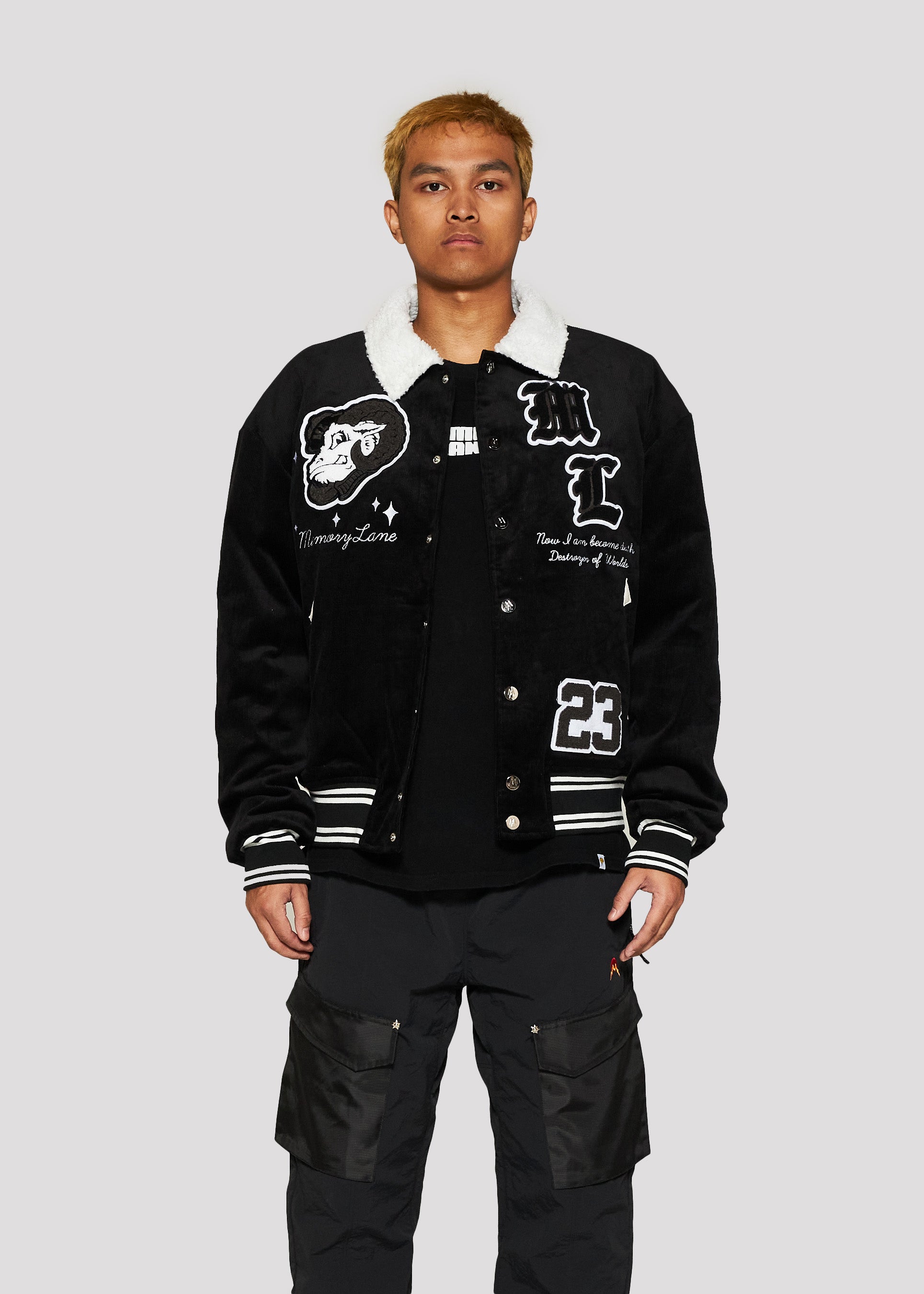 Ramsy Letterman Jacket (Black)