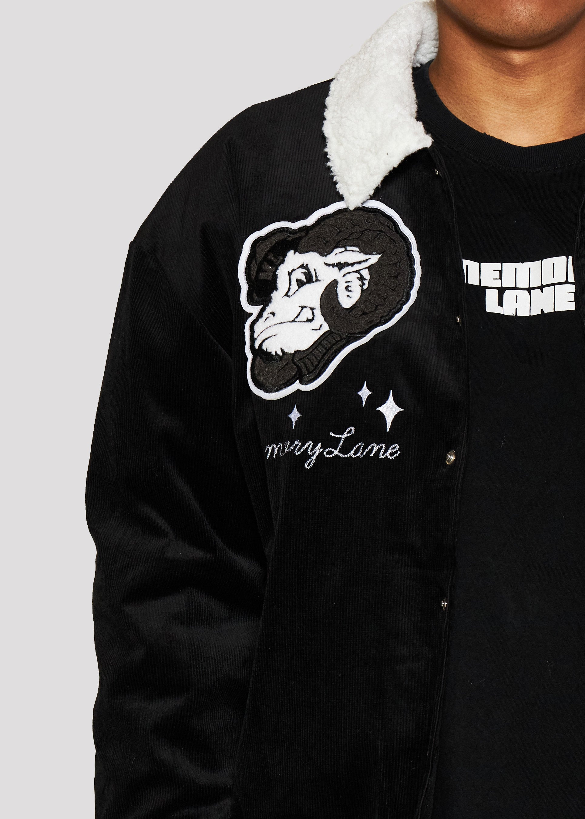 Ramsy Letterman Jacket (Black)