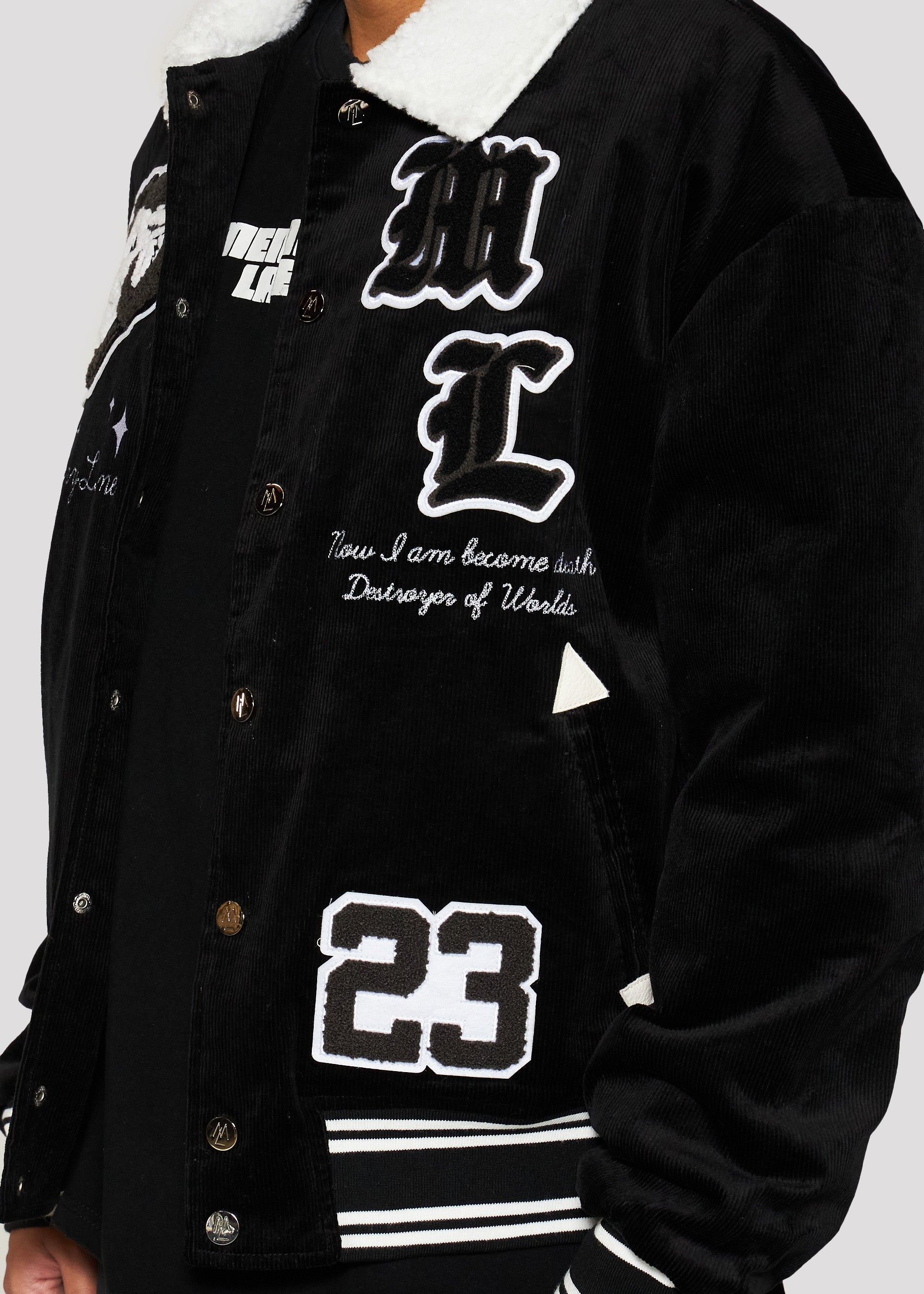 Ramsy Letterman Jacket (Black)