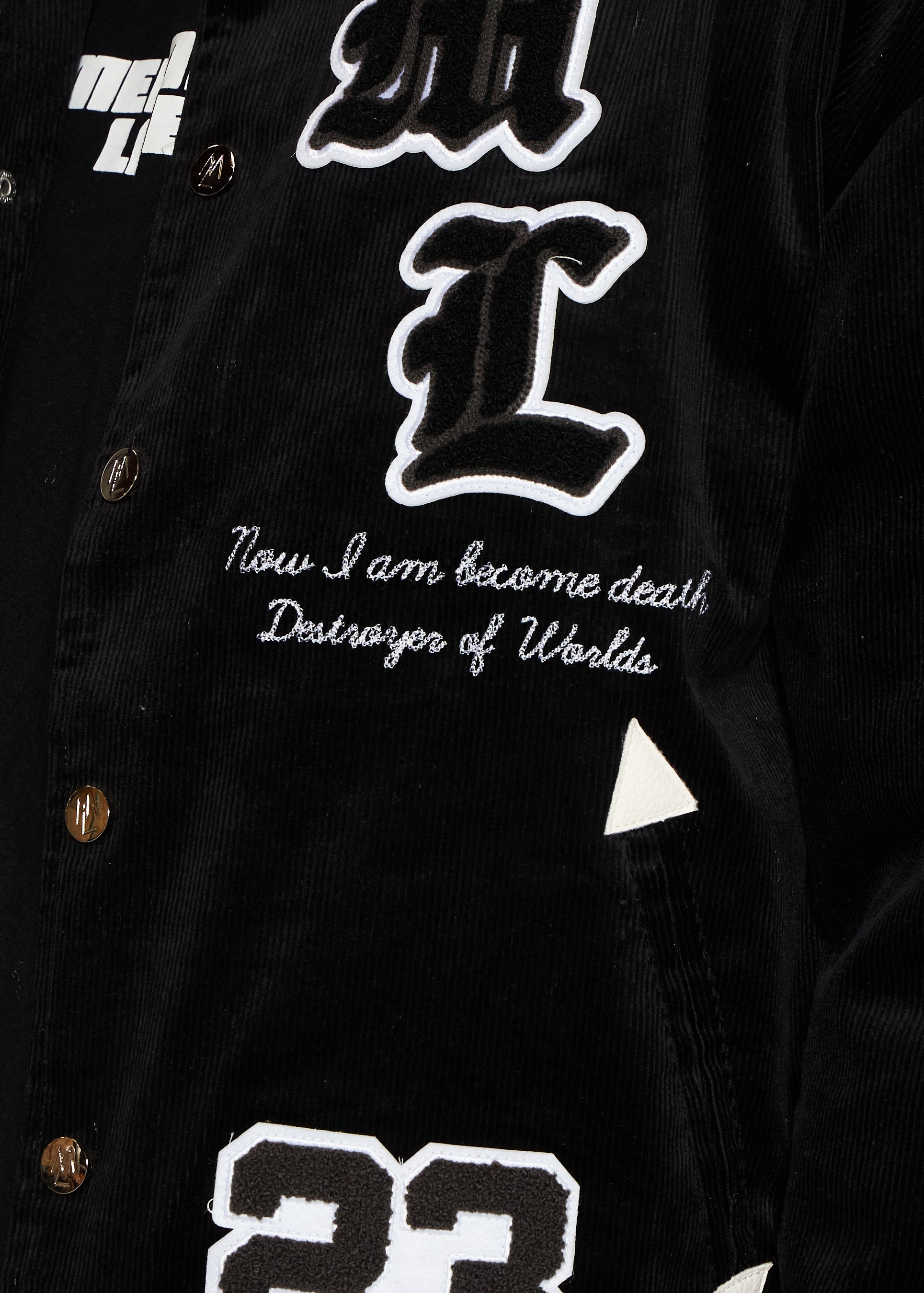 Ramsy Letterman Jacket (Black)