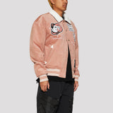 Ramsy Letterman Jacket (Dust Pink)