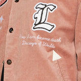 Ramsy Letterman Jacket (Dust Pink)