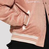 Ramsy Letterman Jacket (Dust Pink)