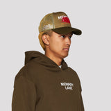 Overlay Trucker Cap (Olive)