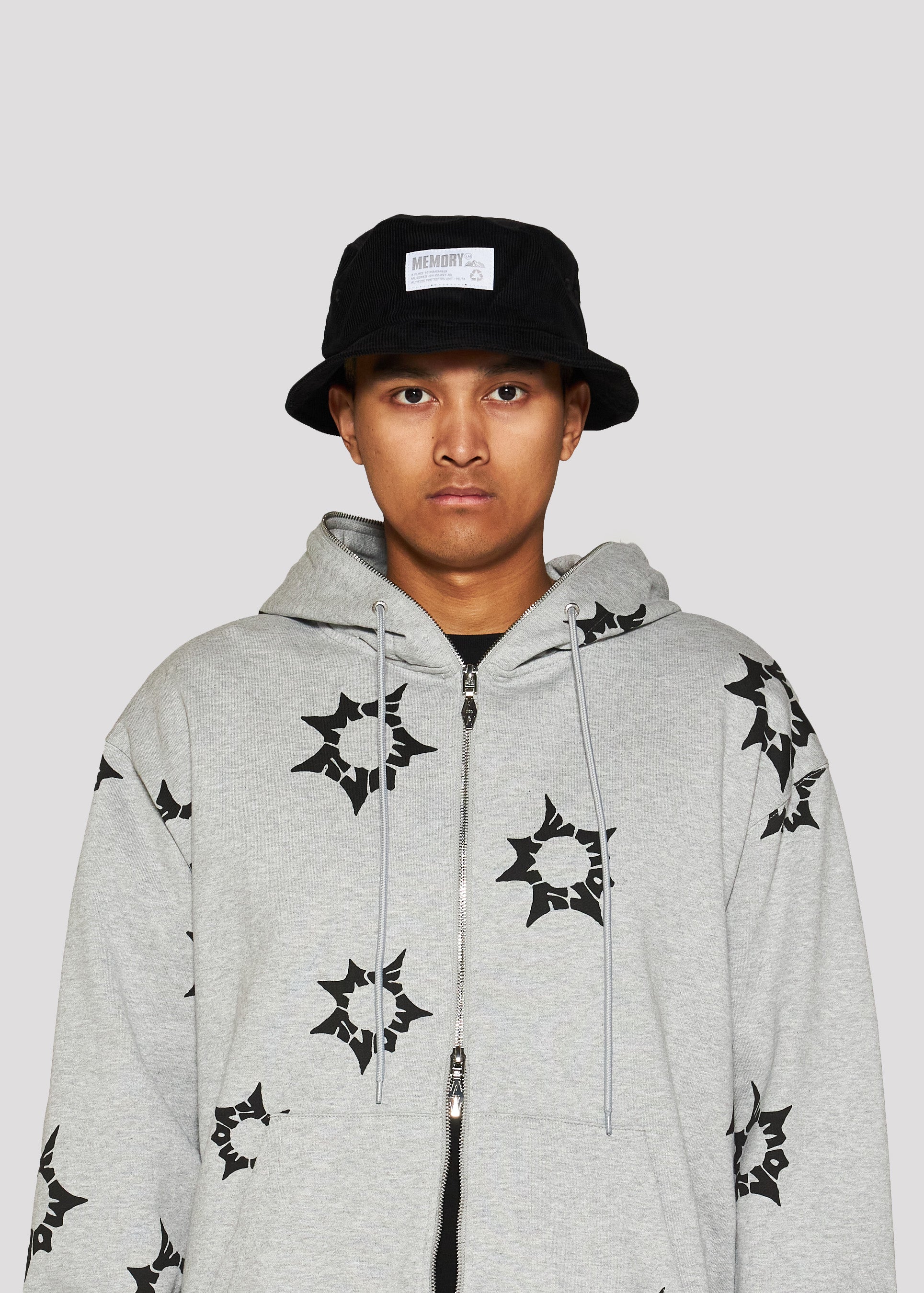 Core Label Corduroy Bucket Hat (Black)