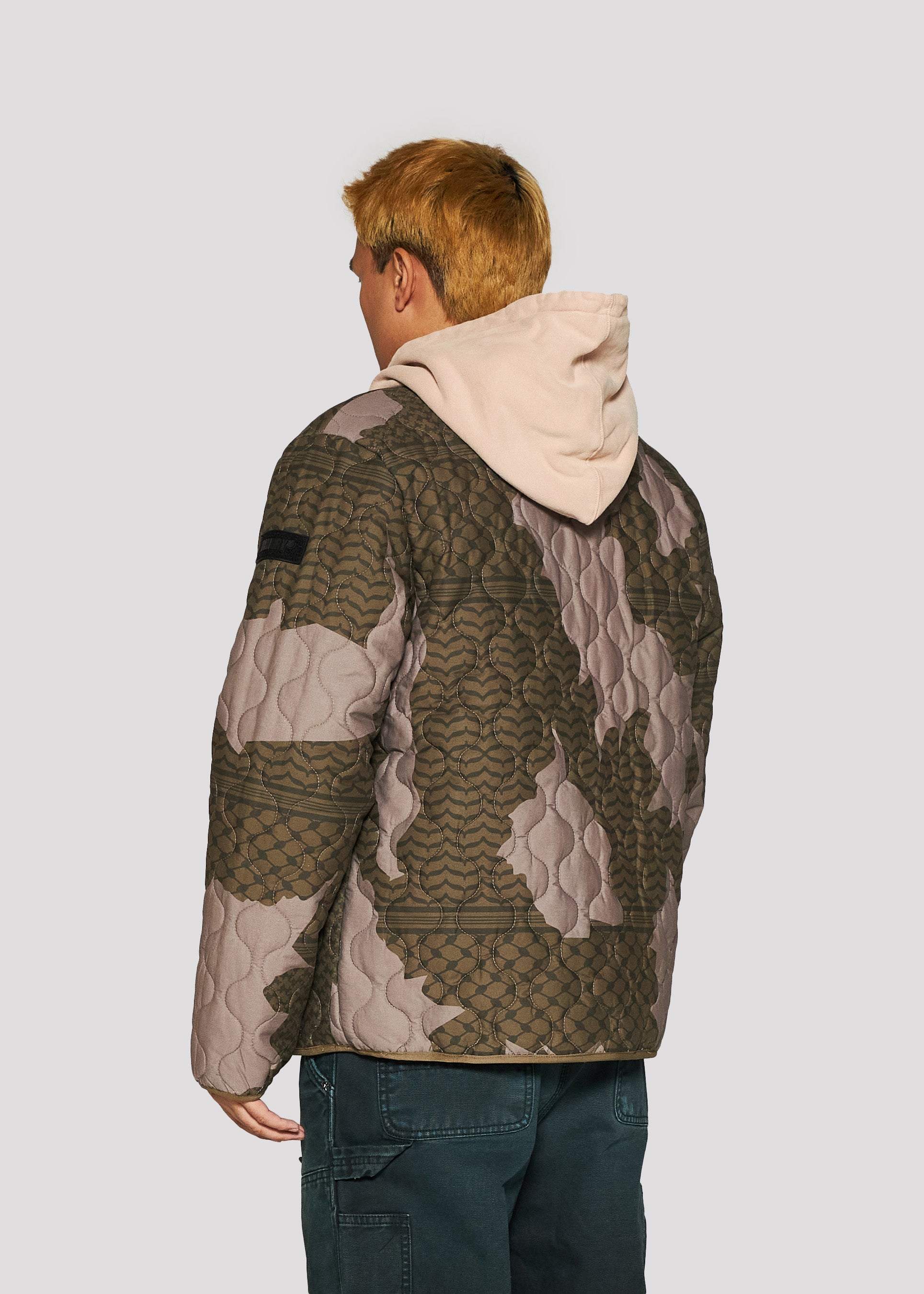 Patchwork Liner Jacket (Camo)