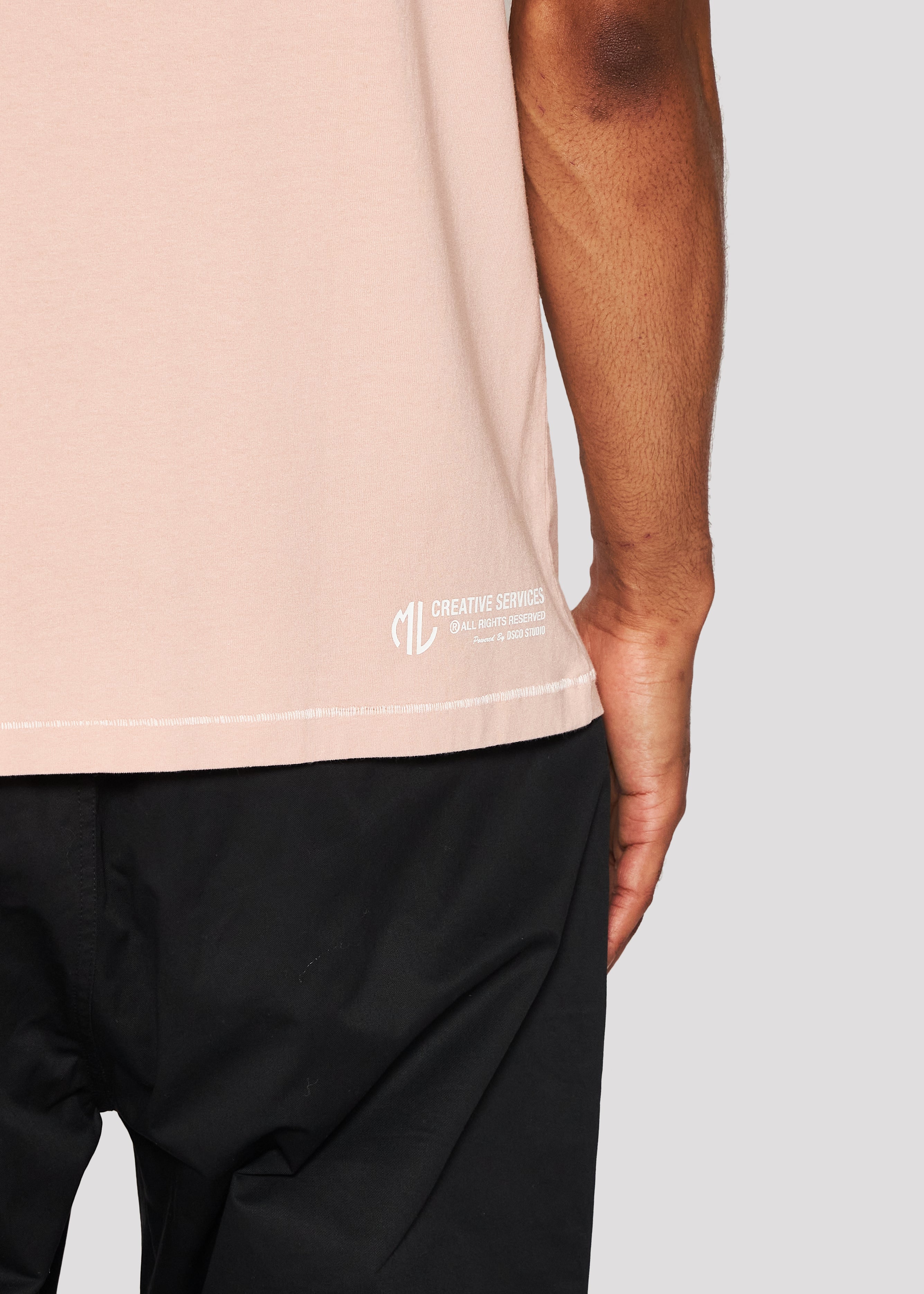 Core Logo Tee (Dust Pink)