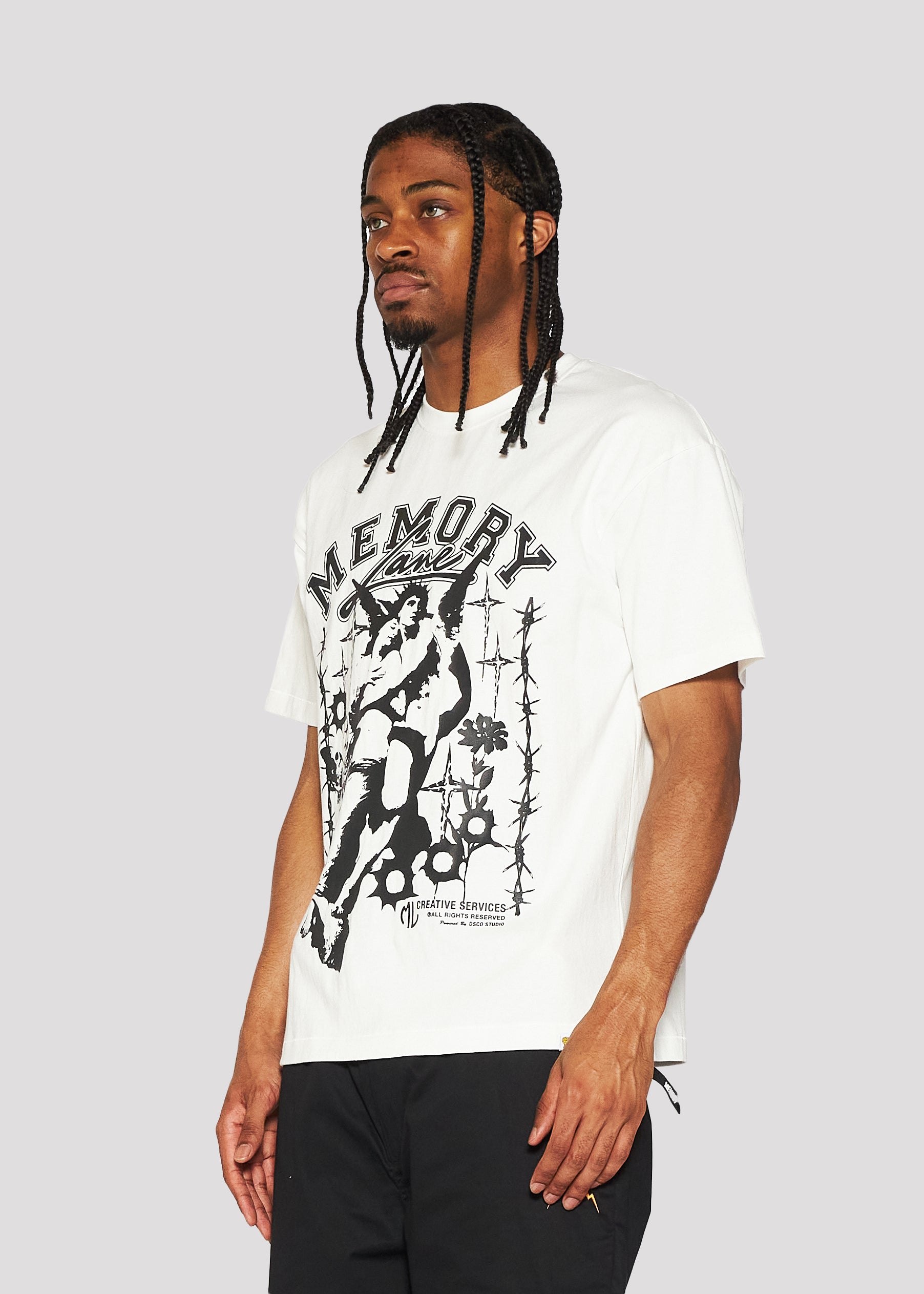 Collage of Angels Tee (Off White)