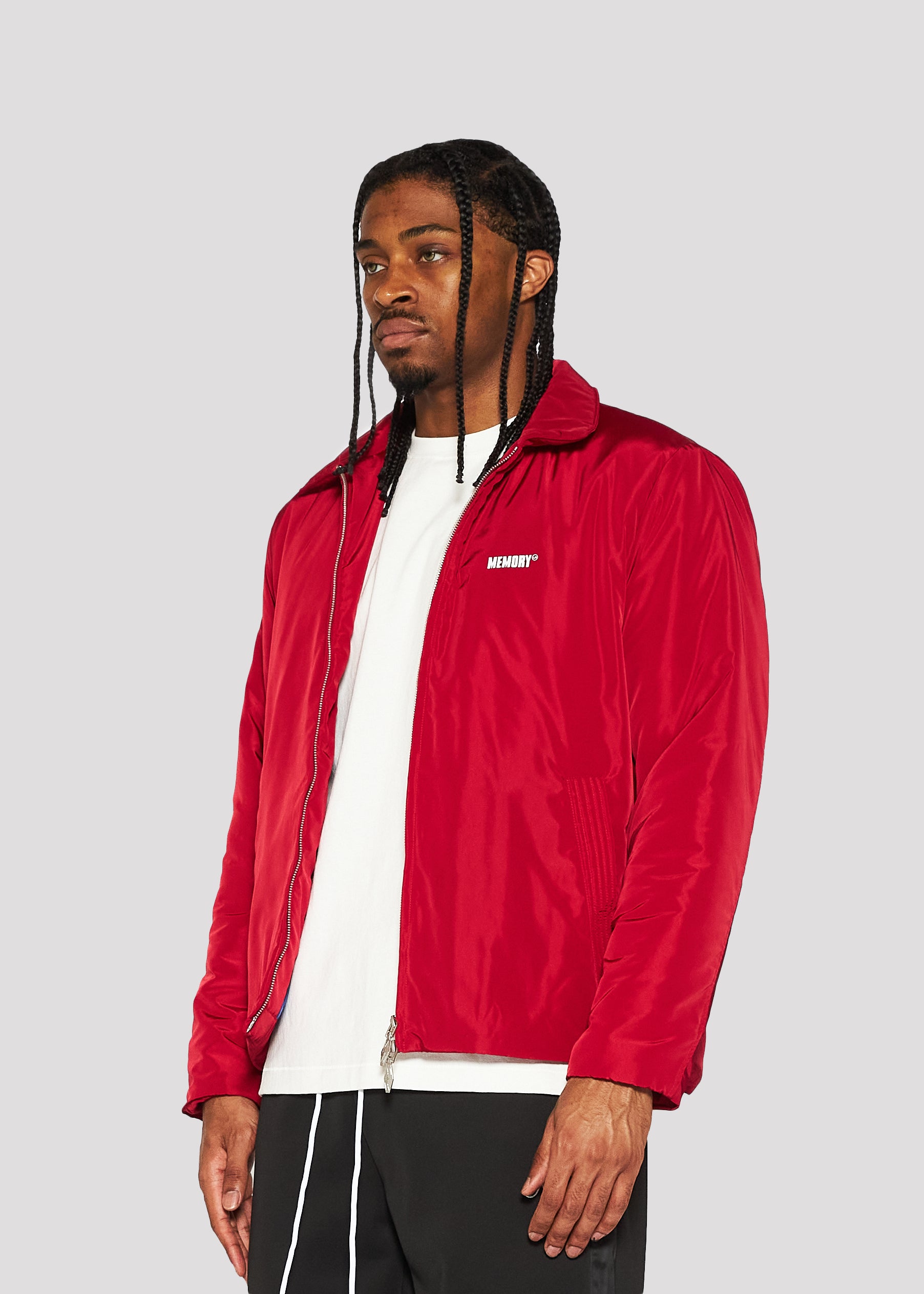 Nylon Puff Jacket (Red)