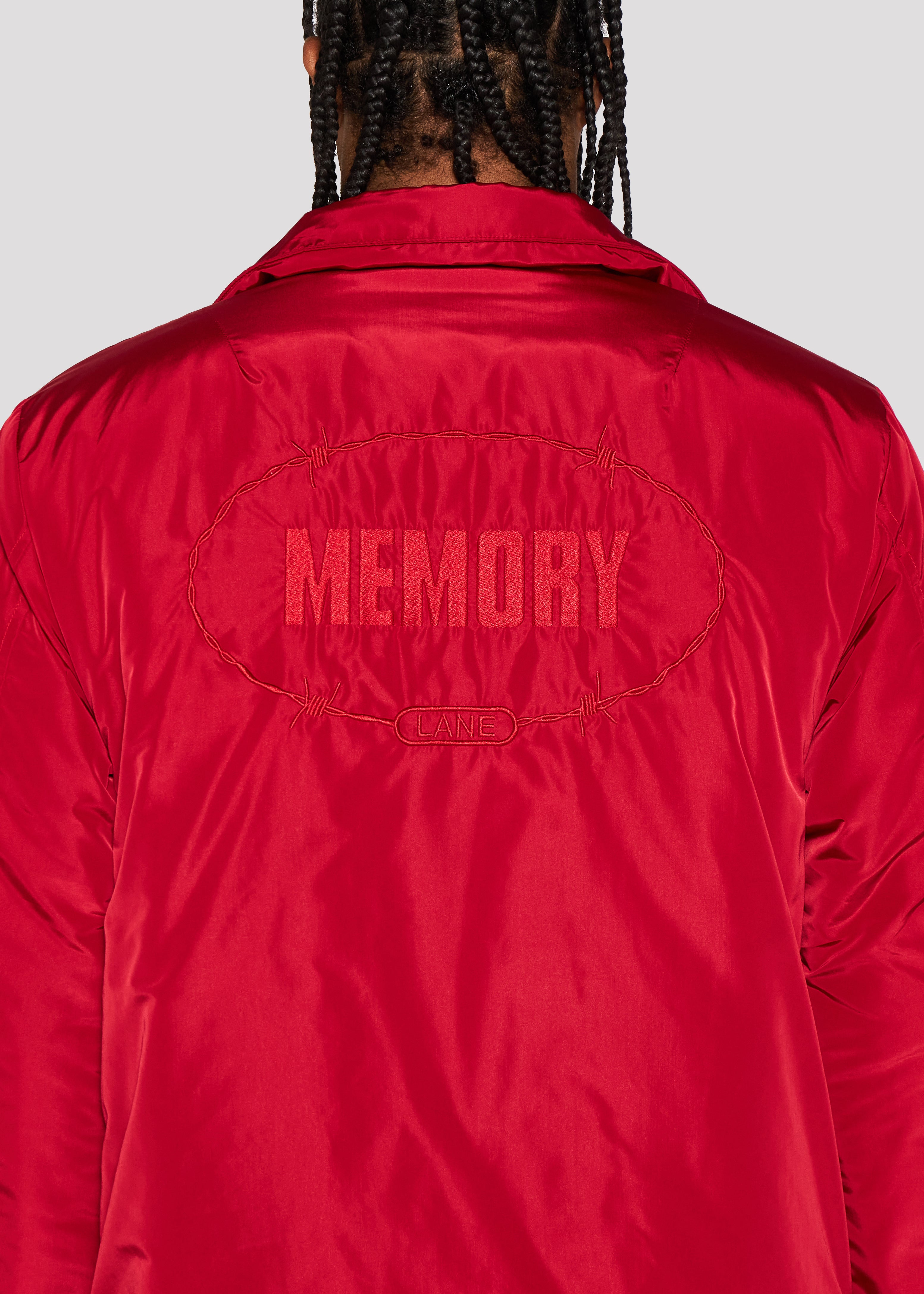 Nylon Puff Jacket (Red)