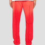 Raw Split Seam Pant (Red)