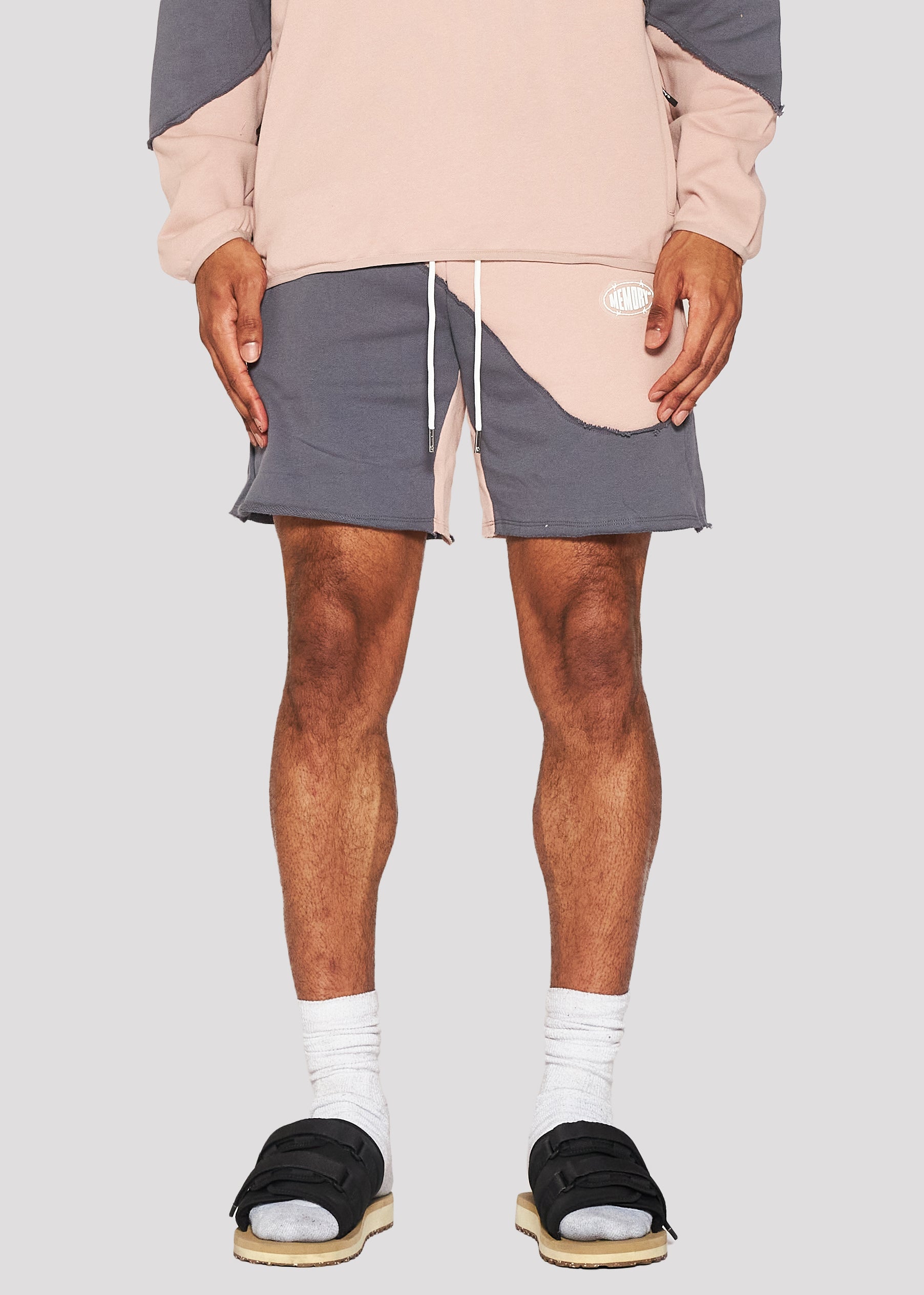 Wave Length Sweatshorts (Dust Pink)