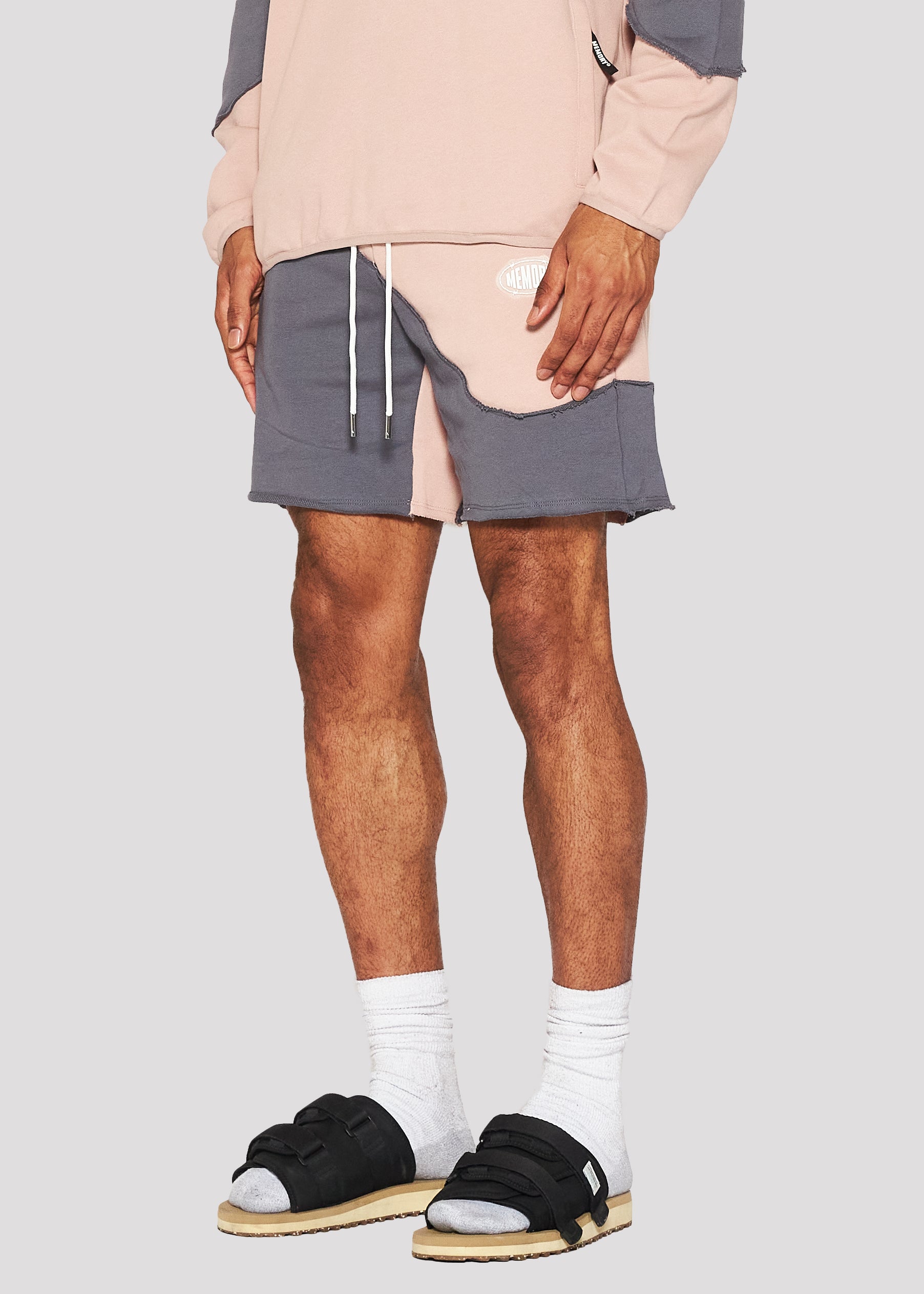 Wave Length Sweatshorts (Dust Pink)