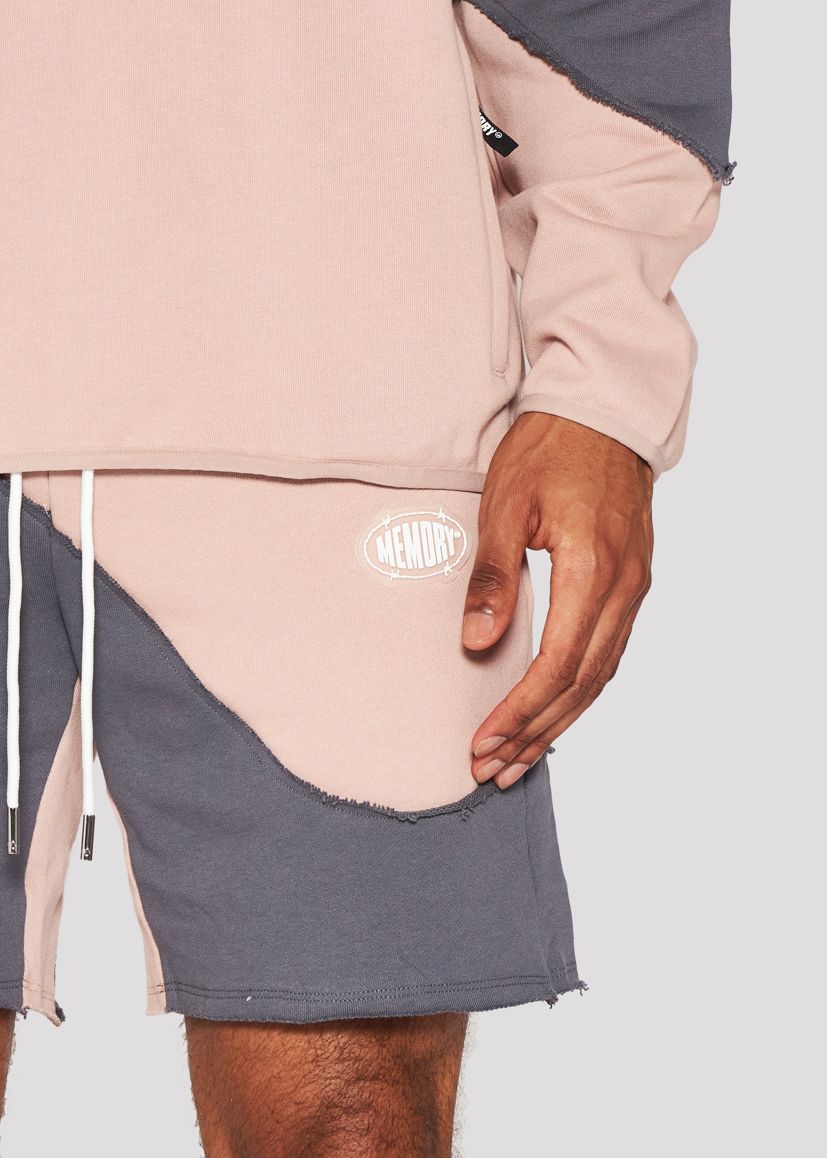 Wave Length Sweatshorts (Dust Pink)
