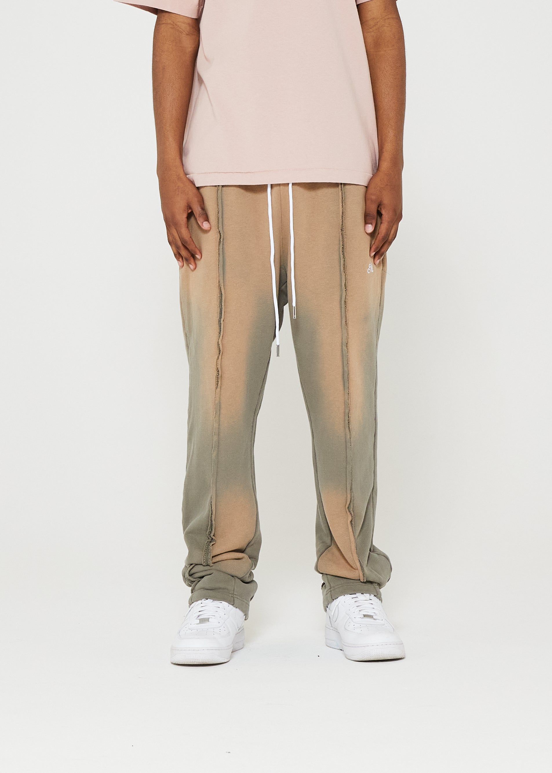 Raw Split Seam Pant (Olive)