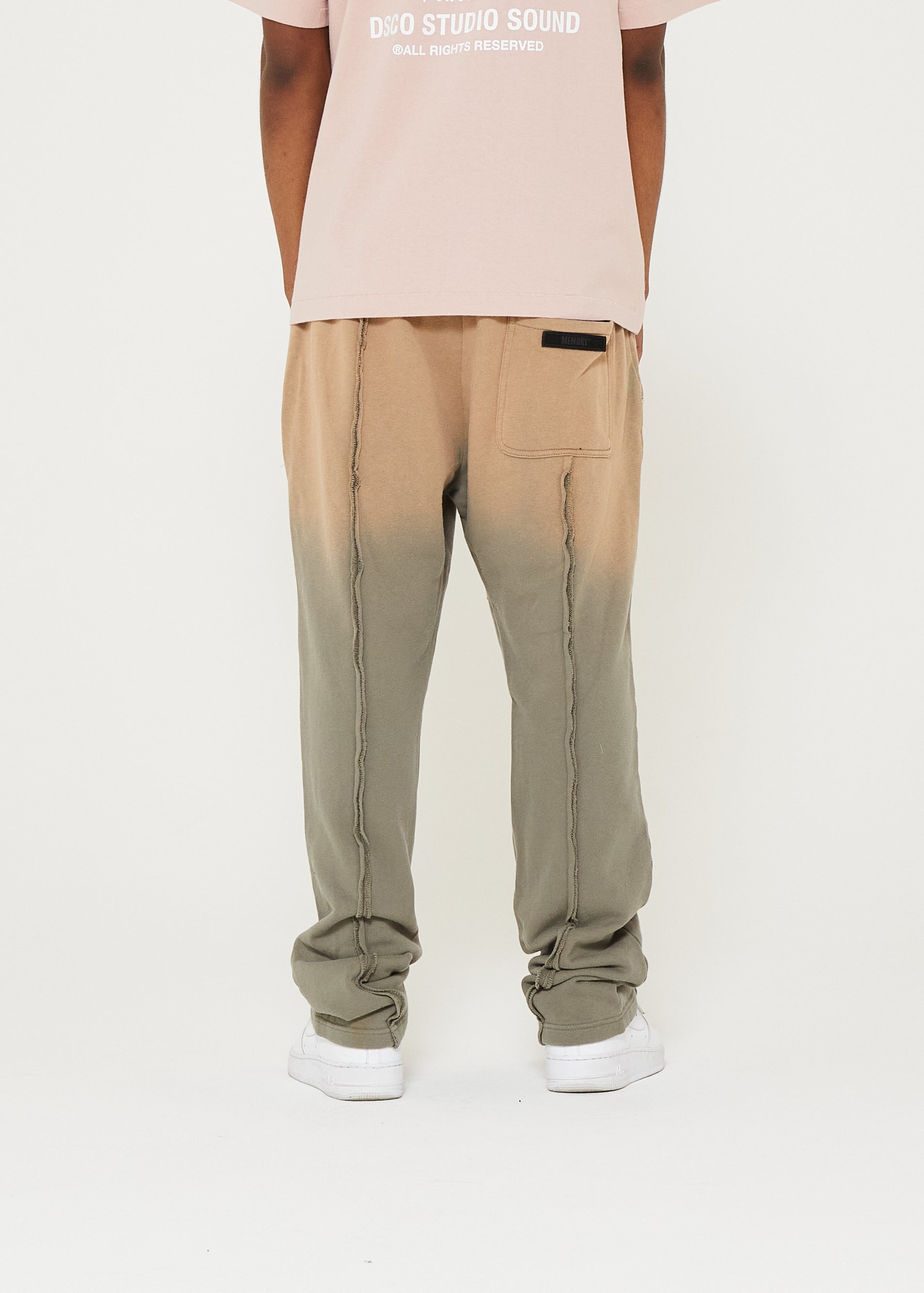 Raw Split Seam Pant (Olive)