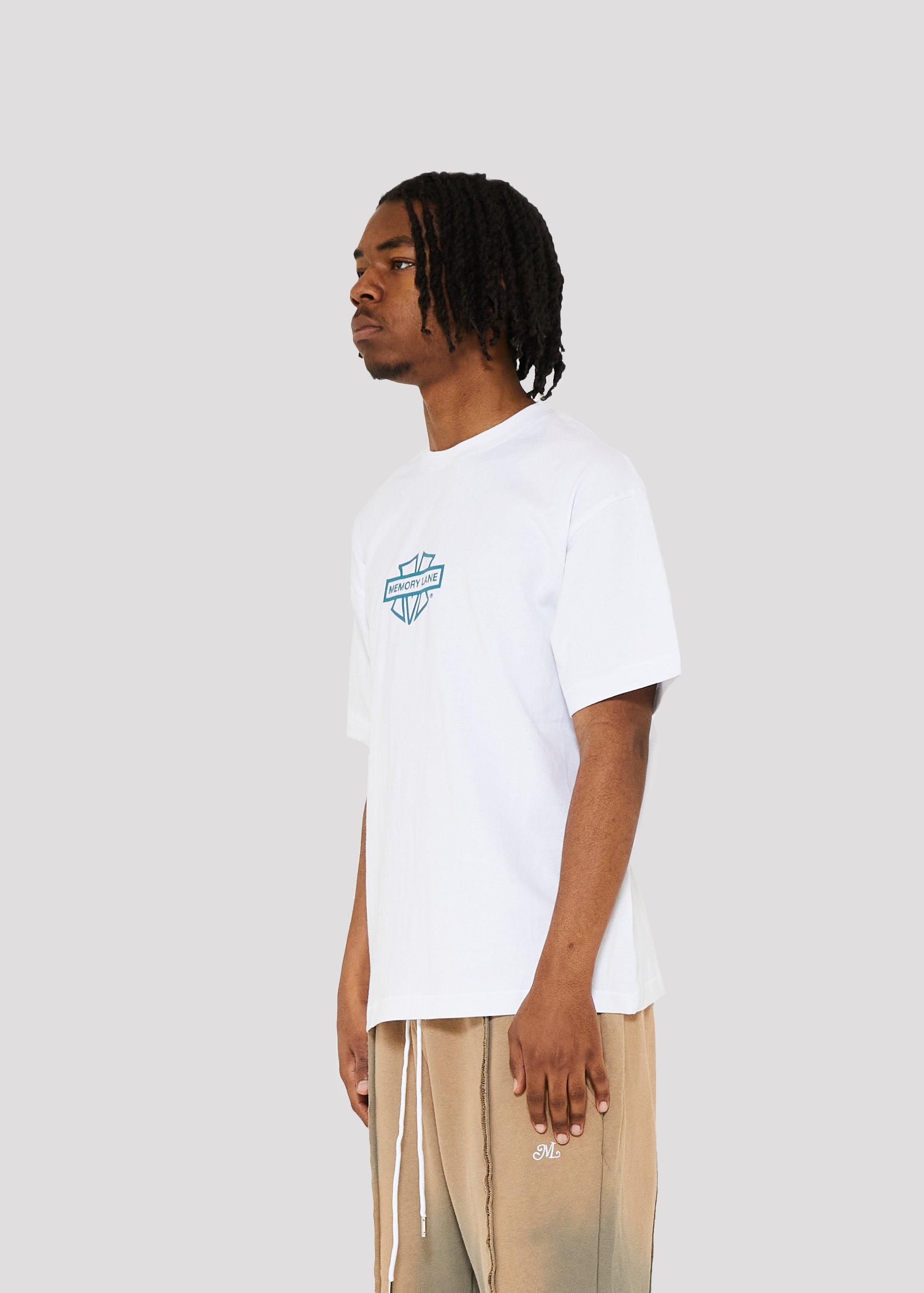 M Shield Logo Tee (White)