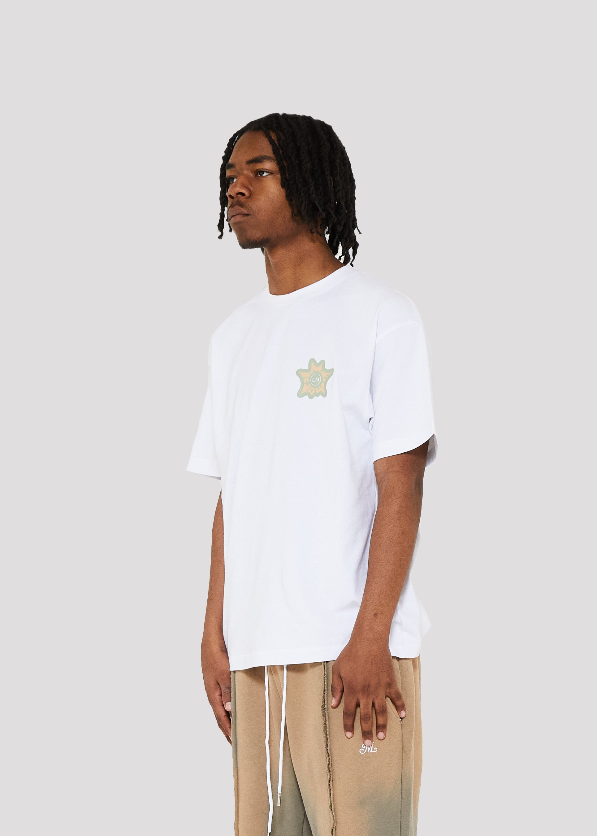 Blast Stroke Tee (White)