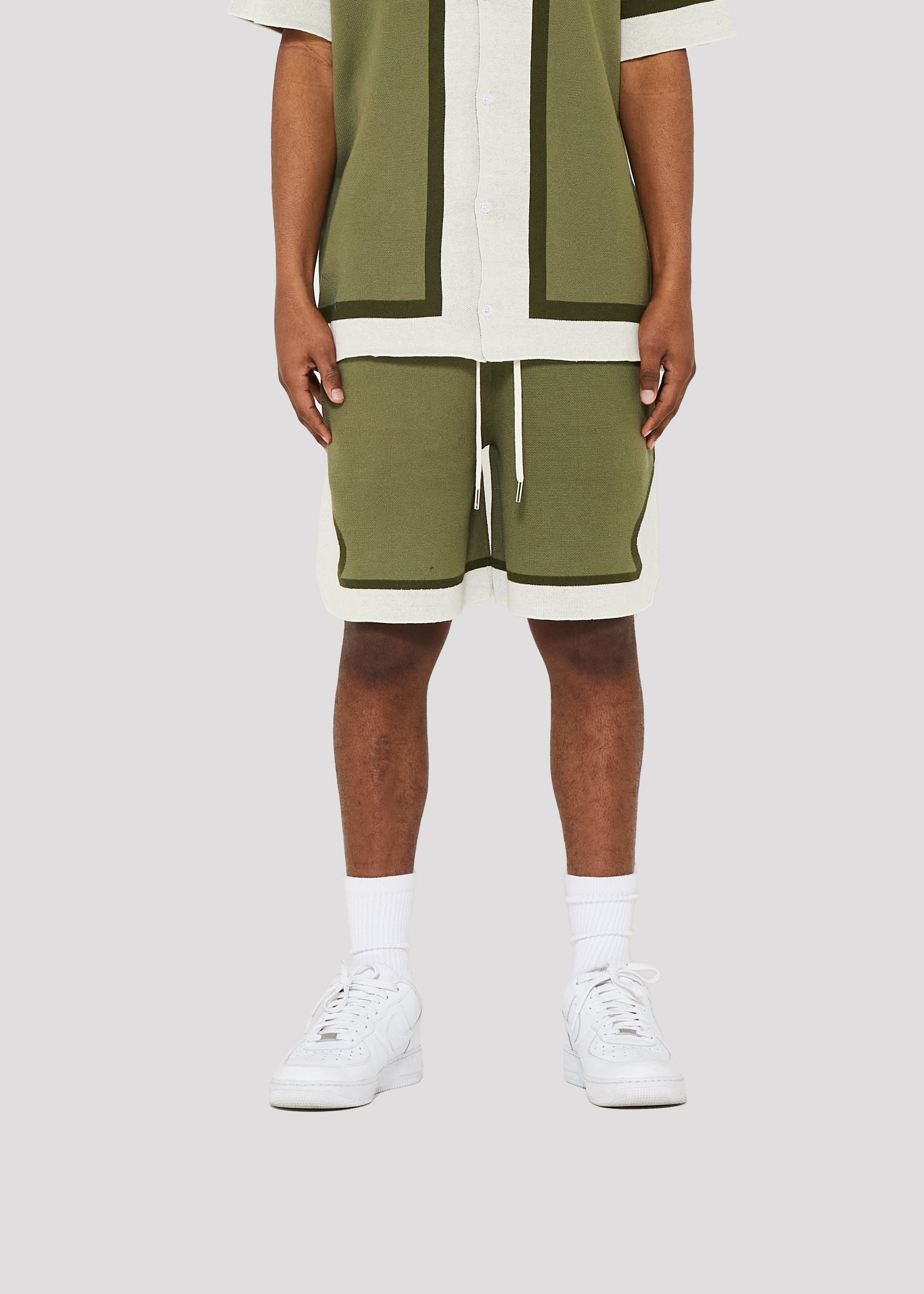 All Team Knit Shorts (Olive)