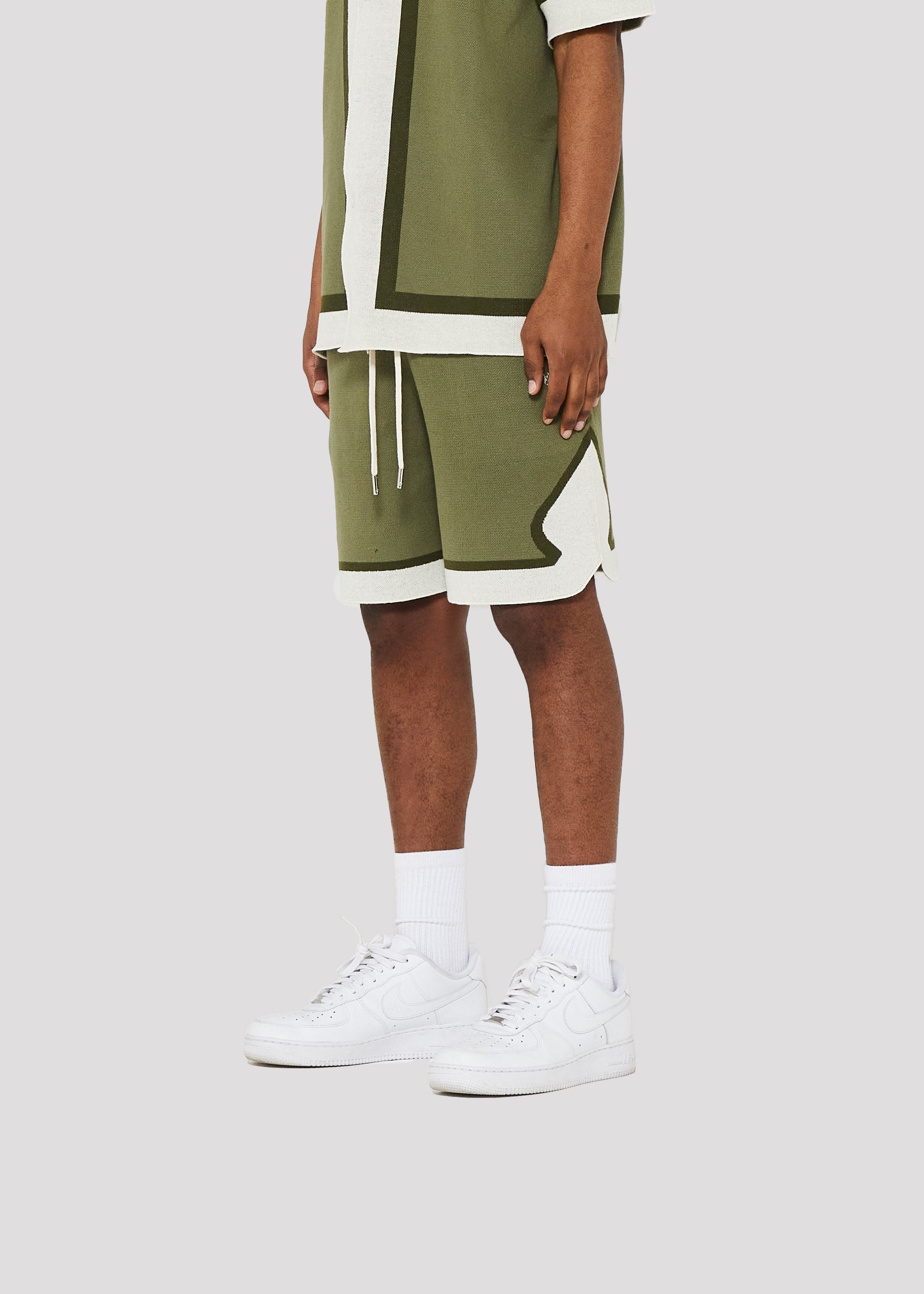 All Team Knit Shorts (Olive)
