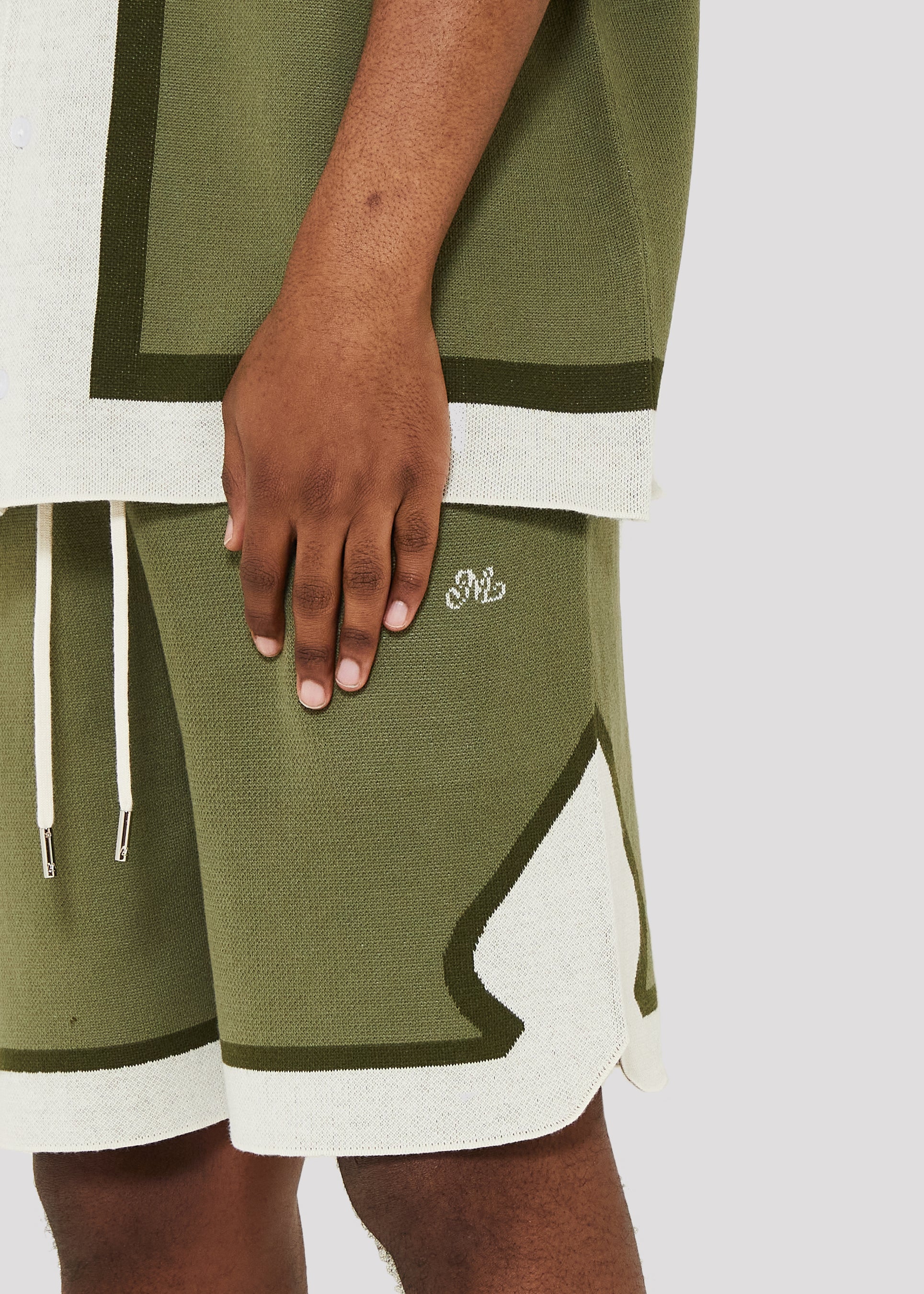 All Team Knit Shorts (Olive)