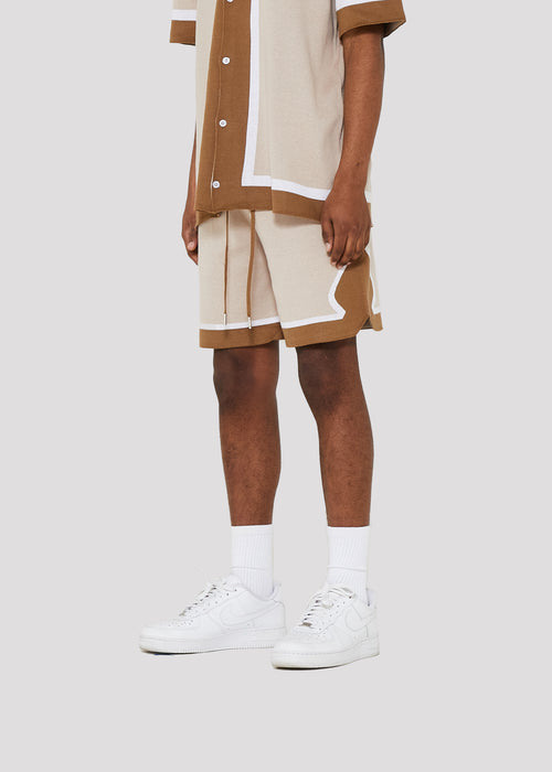All Team Knit Shorts (Dust Pink)