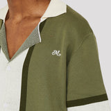 The Lanes Sweater Knit Shirt (Olive)