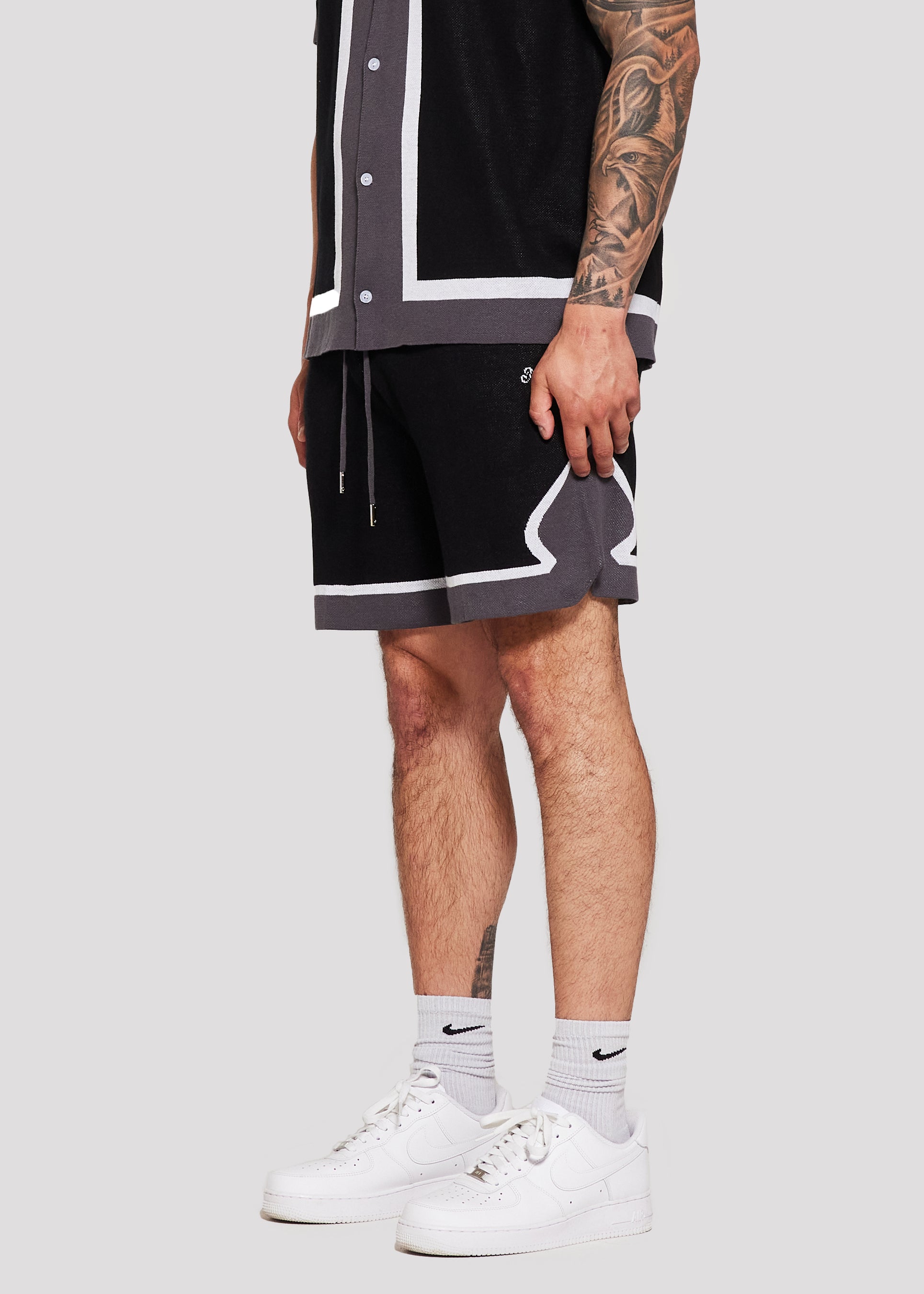 All Team Sweater Knit Shorts (Black)