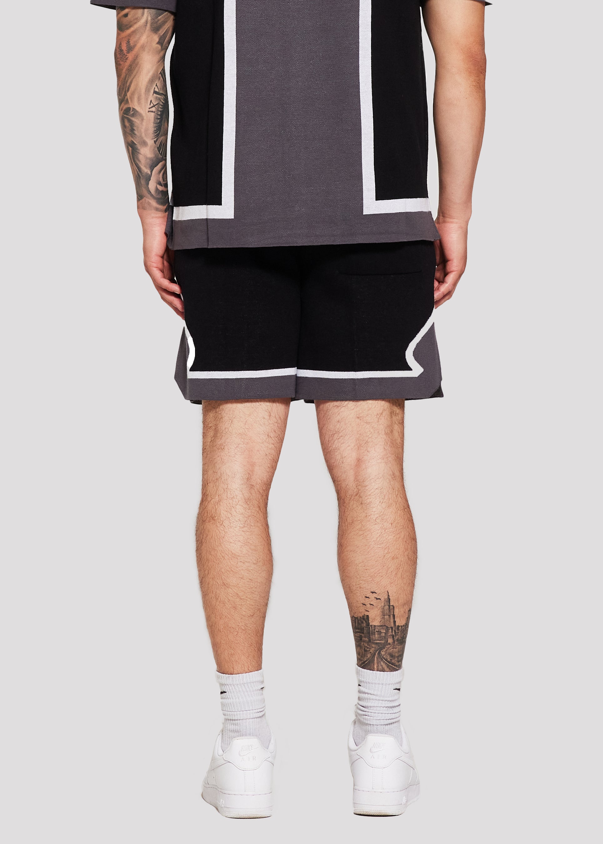All Team Sweater Knit Shorts (Black)