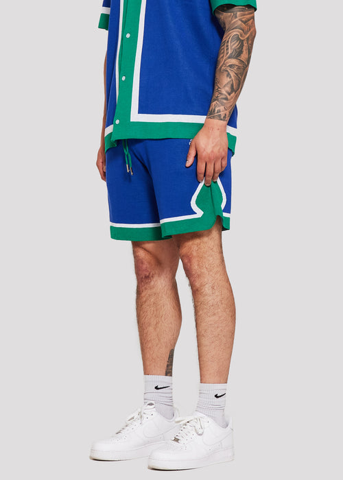 All Team Sweater Knit Shorts (Blue)