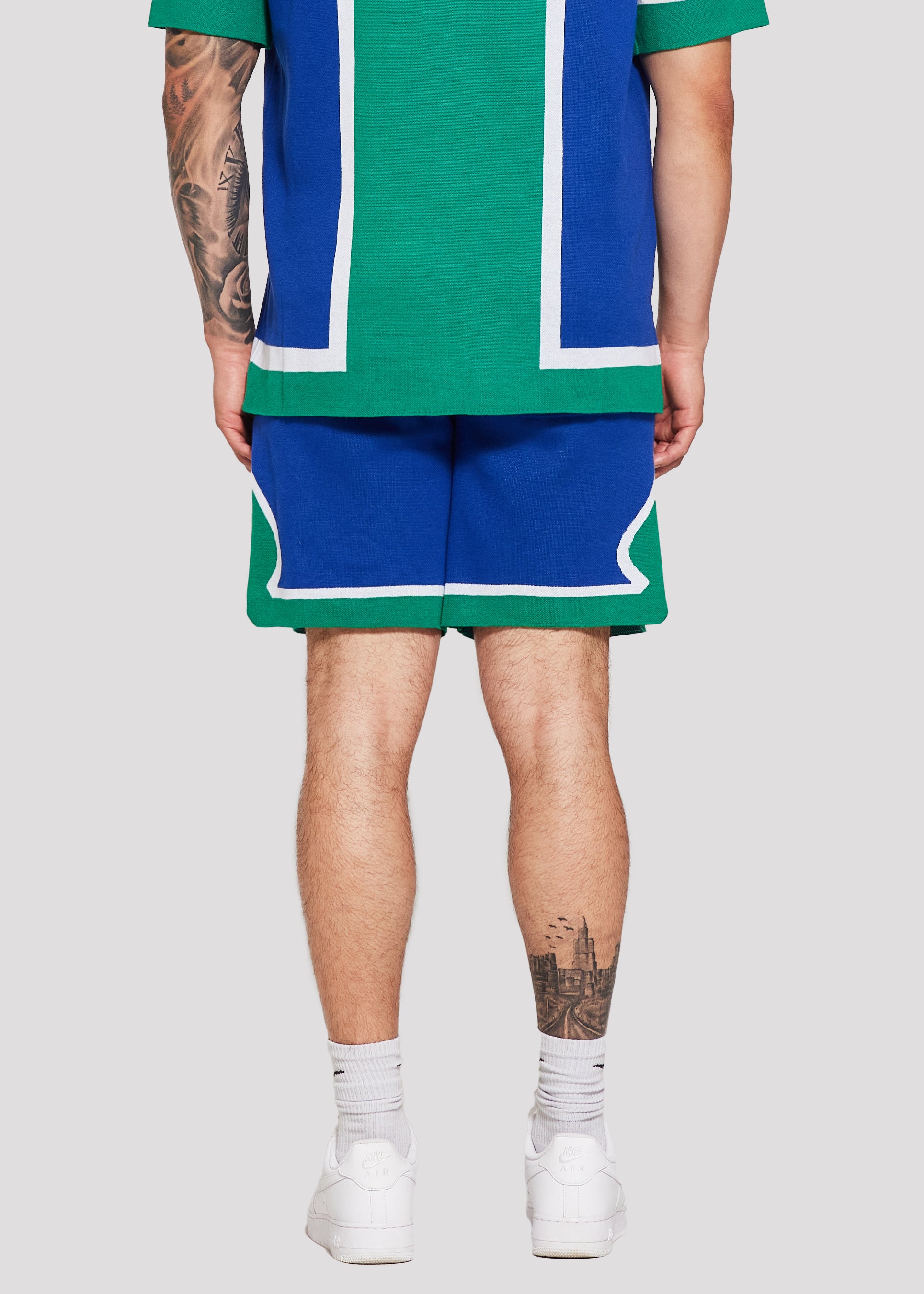 All Team Sweater Knit Shorts (Blue)