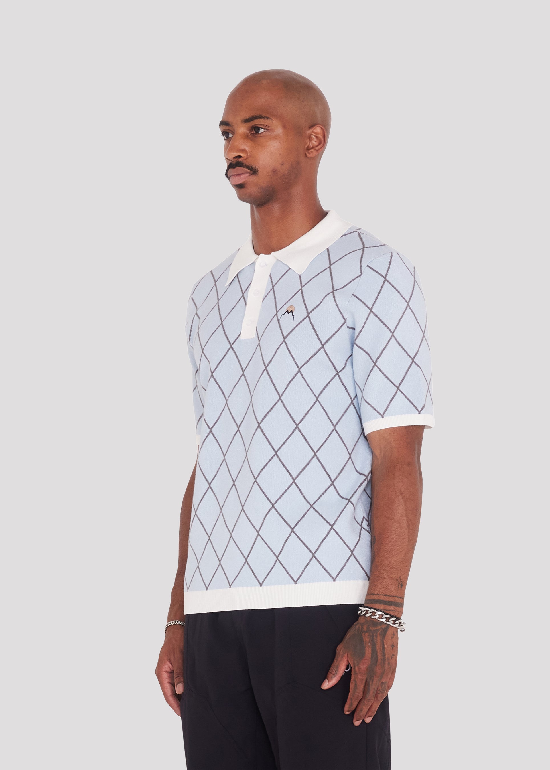Baguiao Knit Polo (Light Blue)